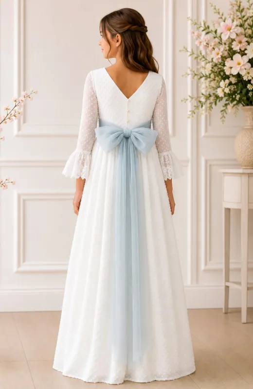 Vestido Comunión outlet French hielo