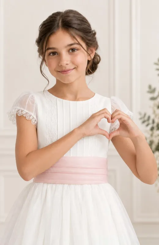 Vestido Comunión jaretitas Silex
