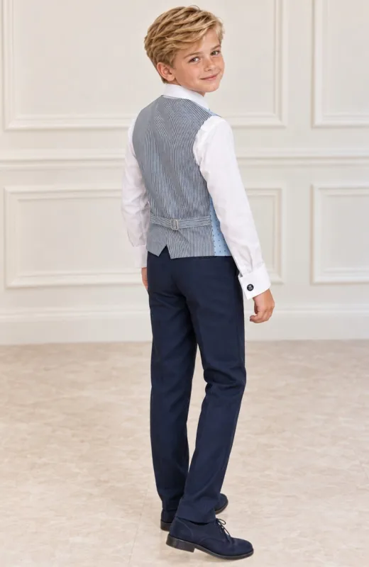 Traje de Comunión Almirante Esteban celeste
