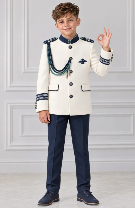 Traje de Comunión Almirante verde Esteban