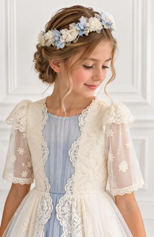 Vestido niña Comunión bordado Maki