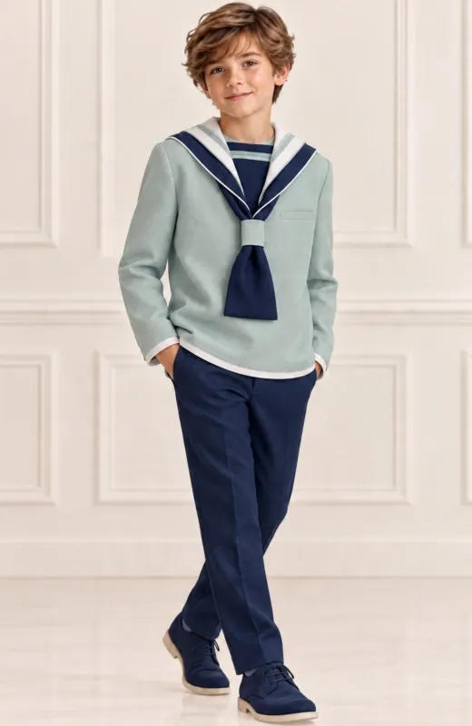 Traje niño marinero Comunión verde Egipto