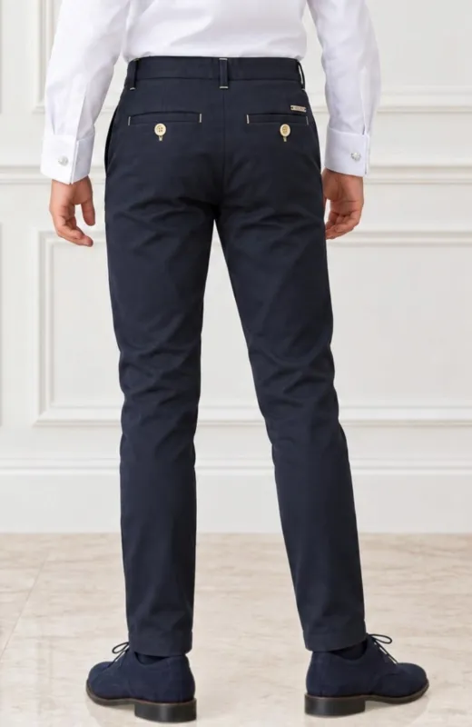Pantalón niño marino Skinny Varones