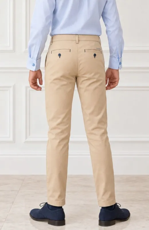 Pantalón niño skinny camel Varones