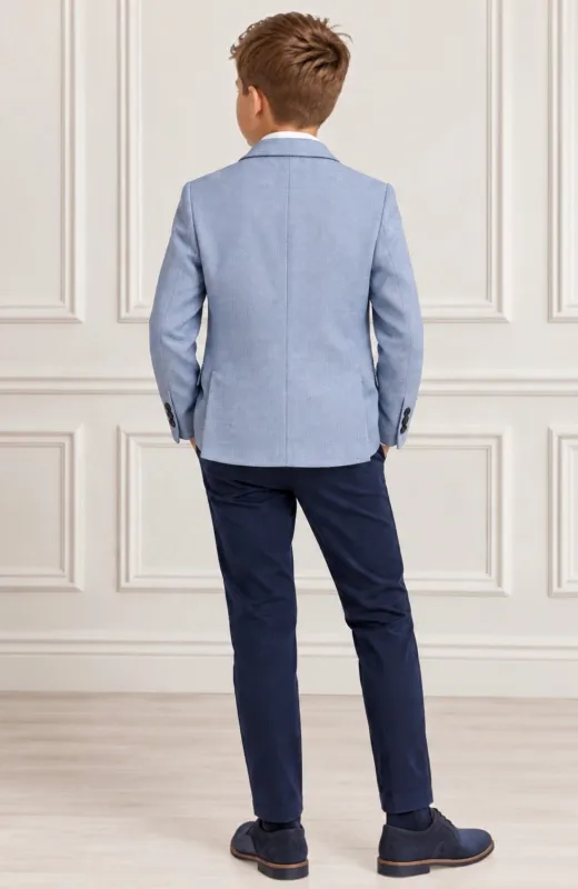Chaqueta americana niño ceremonia azul Paolo