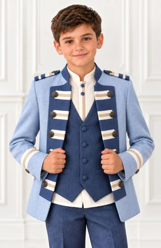 Traje de Comunión niño combinado Trump