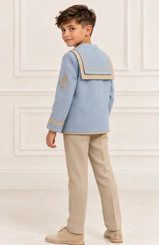 Traje niño Comunión marinero celeste  Grecia