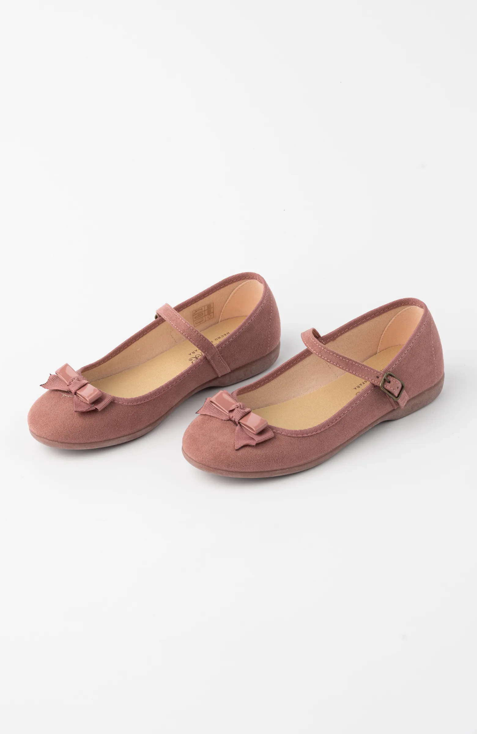 Zapato niña lazo tipo ante