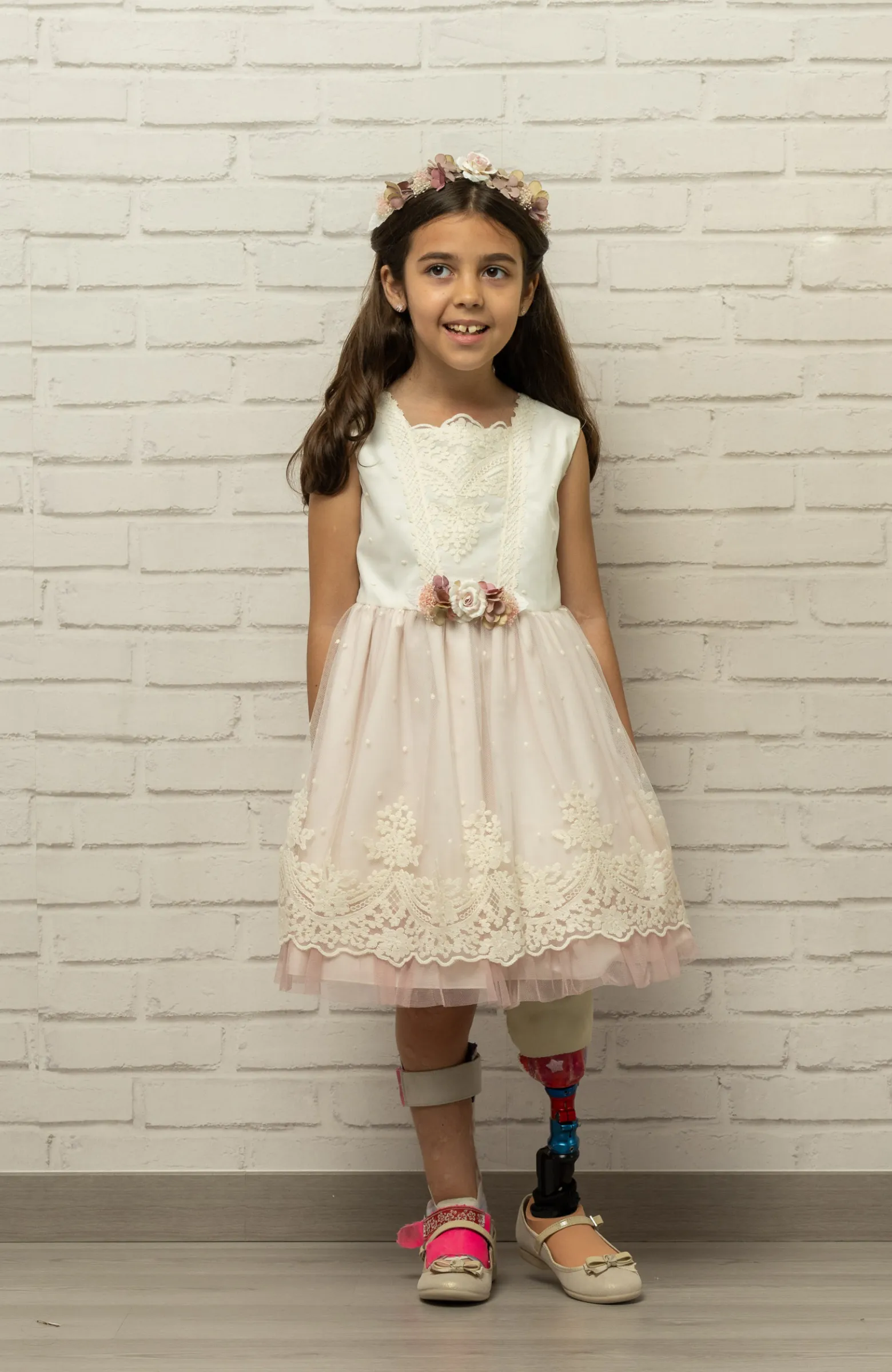 vestido niña ceremonia bordado