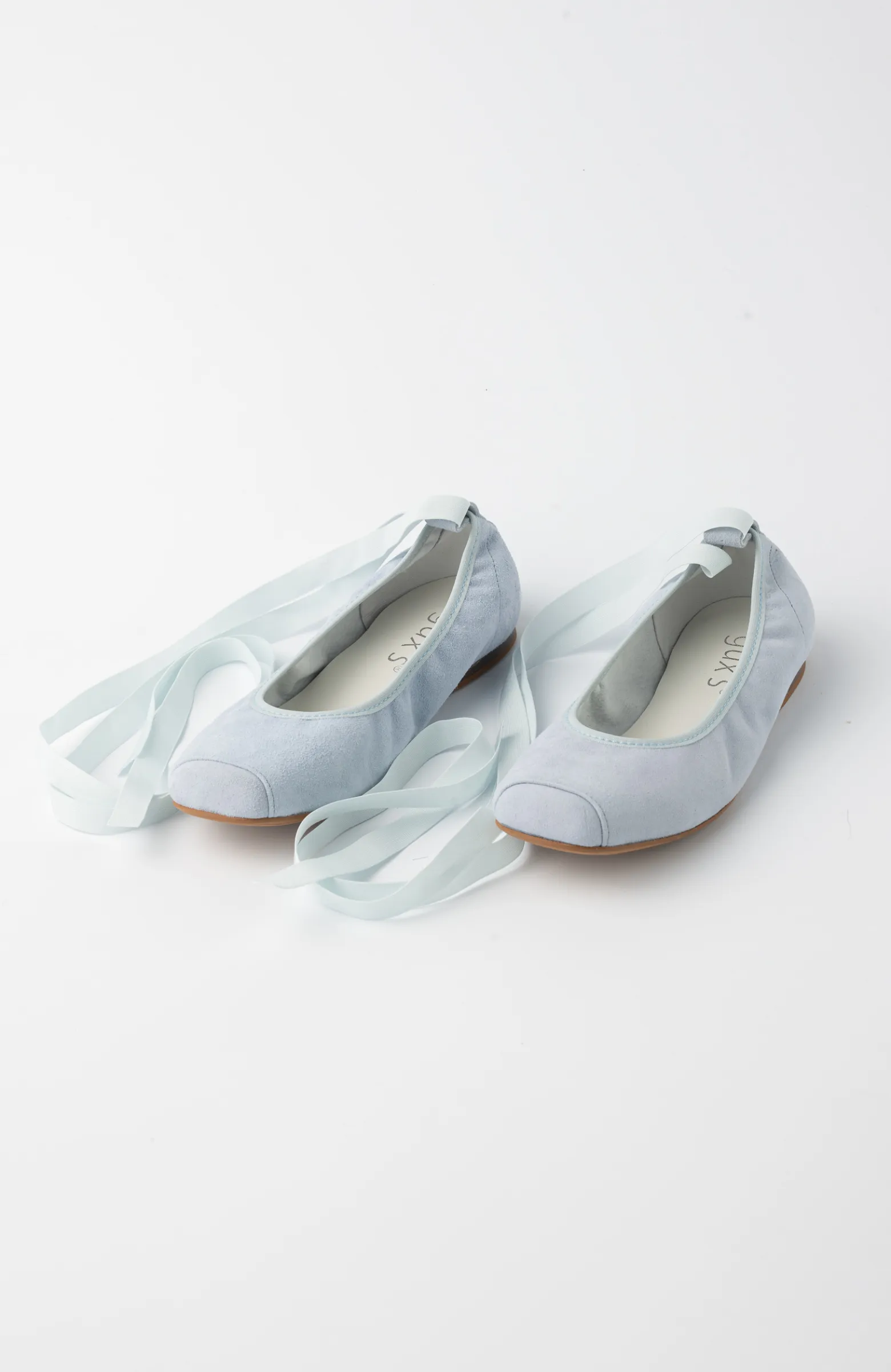 Zapatos niña vestir tipo bailarina puntera cuadrada azul Mar