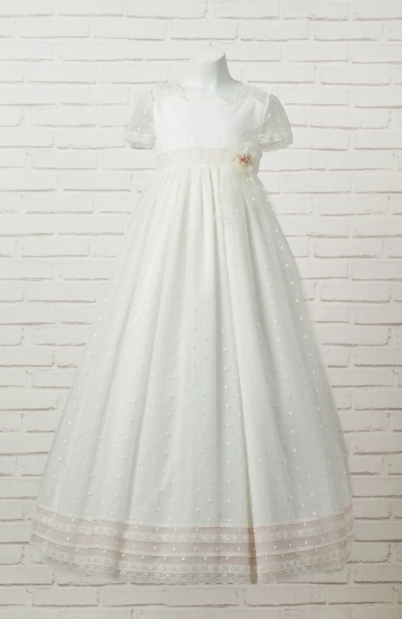 Vestido de Comunión niña Outlet romántico