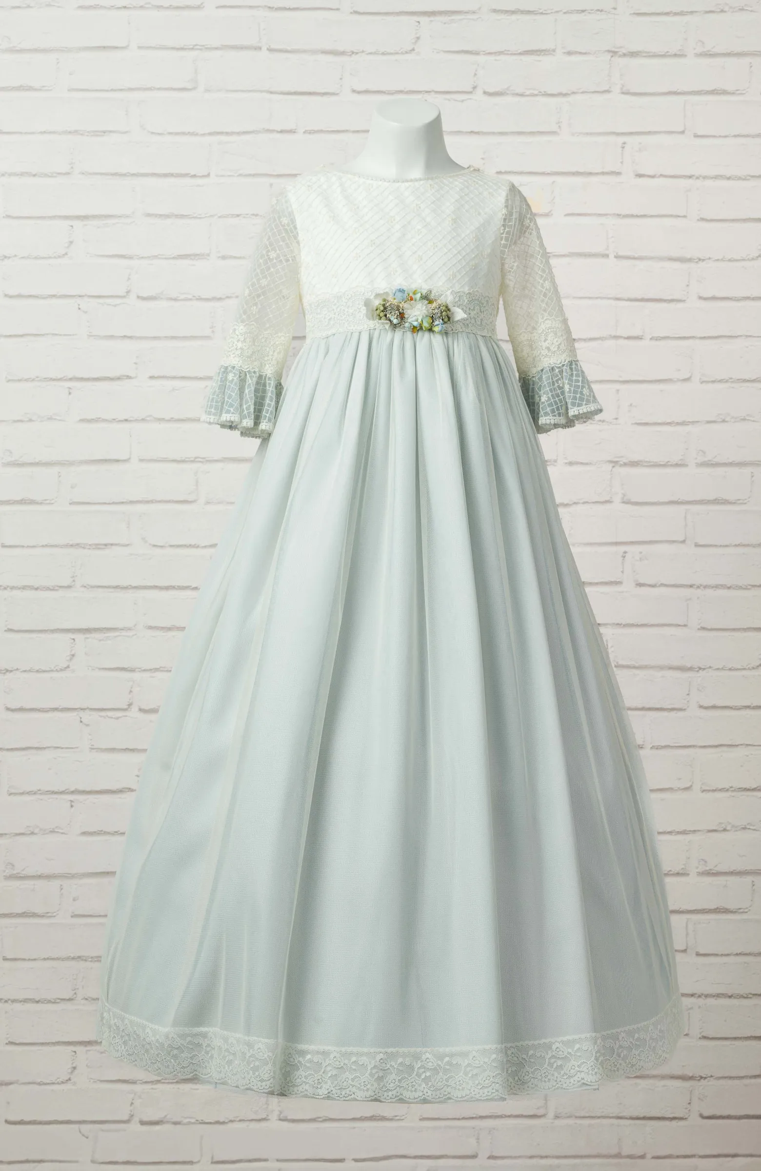Vestido de Comunión niña Outlet manga francesa