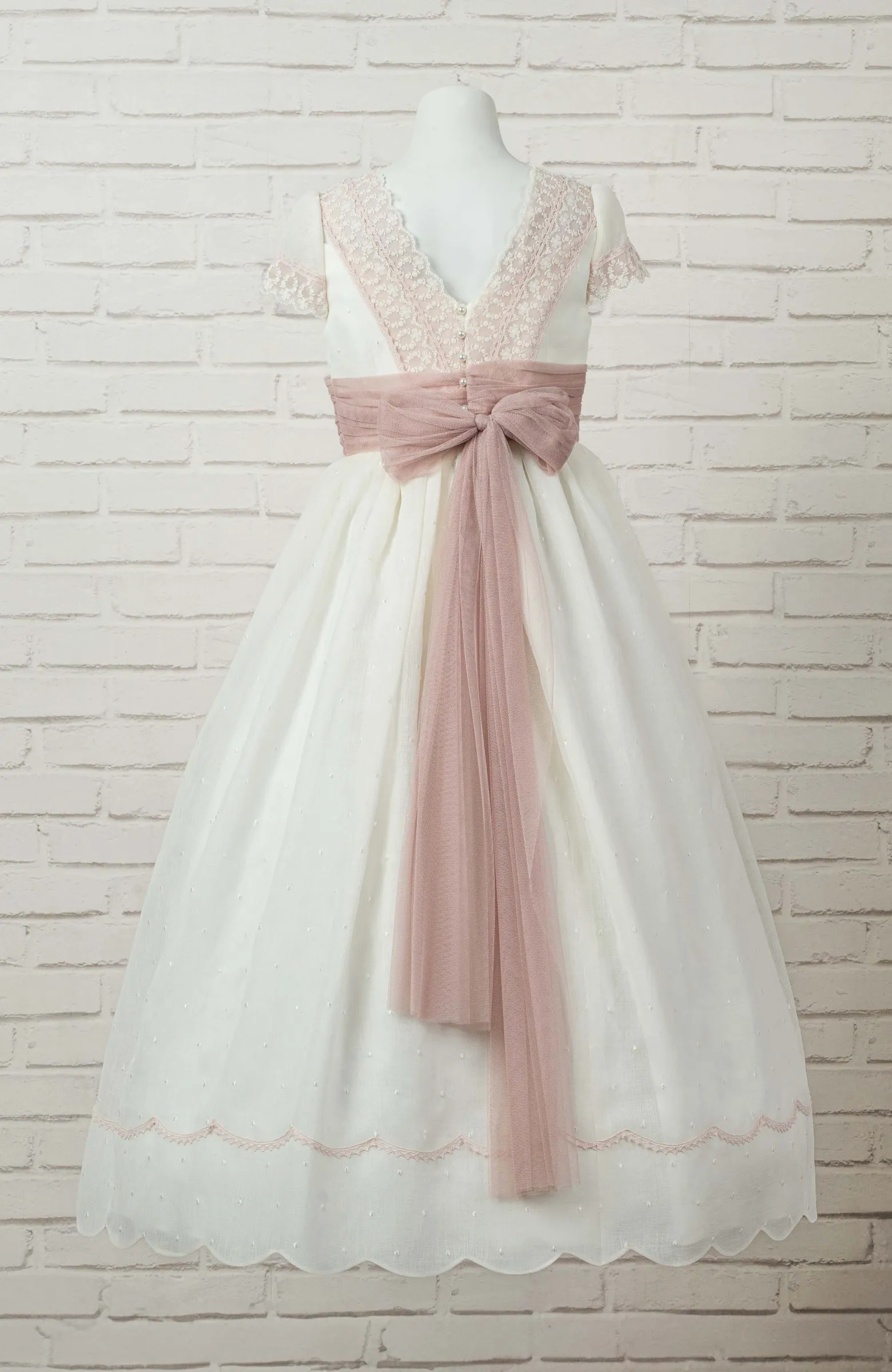 Vestido de Comunión niña Outlet largo de niña para fiesta