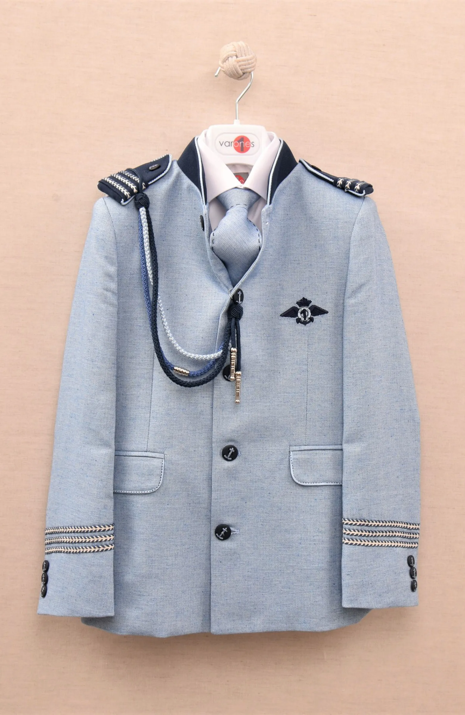 Traje niño almirante celeste