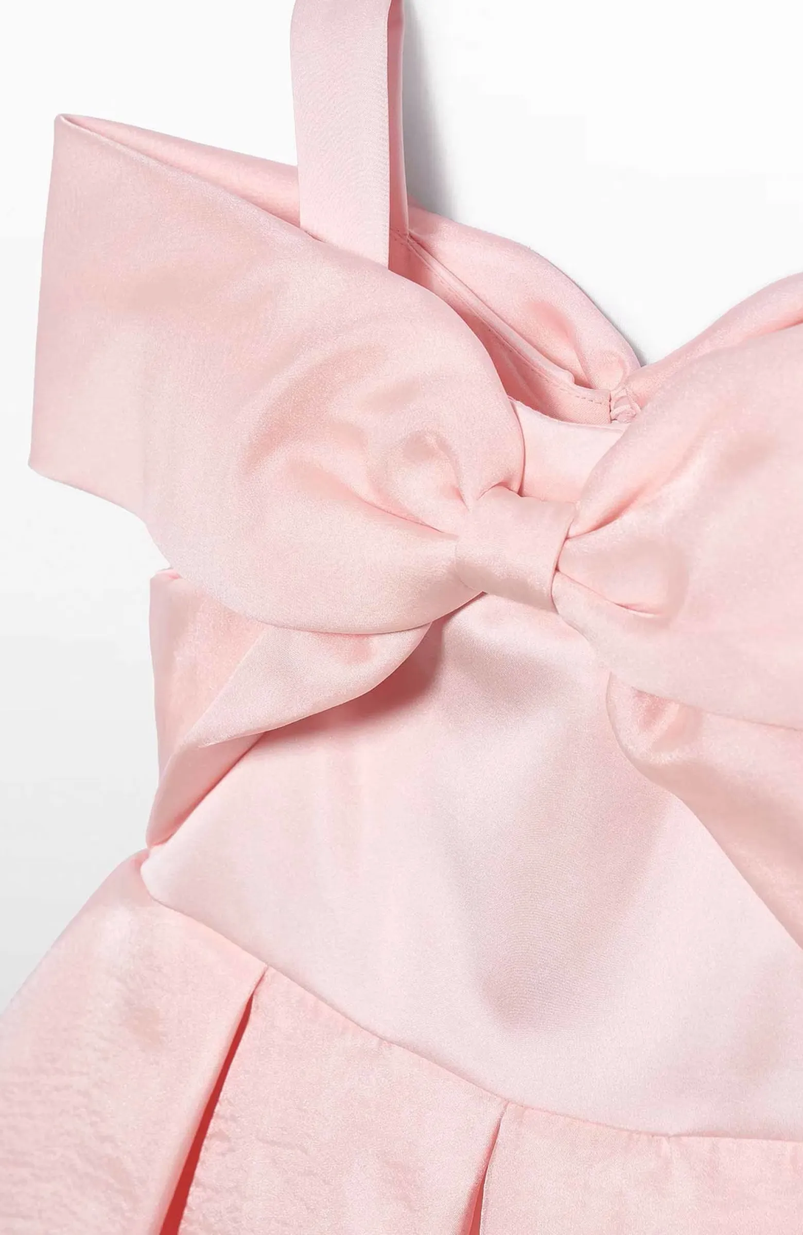 Vestido fiesta niña rosa escotado especial niñas de 8 a 16 años