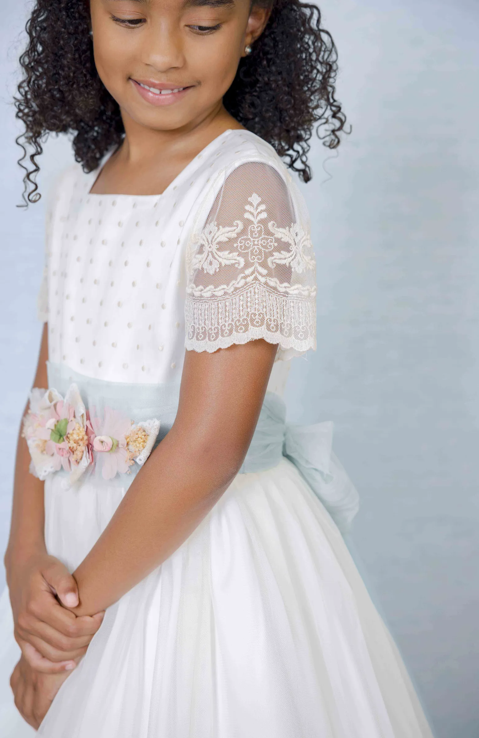 Vestido Comunión niña bodoques Cristina