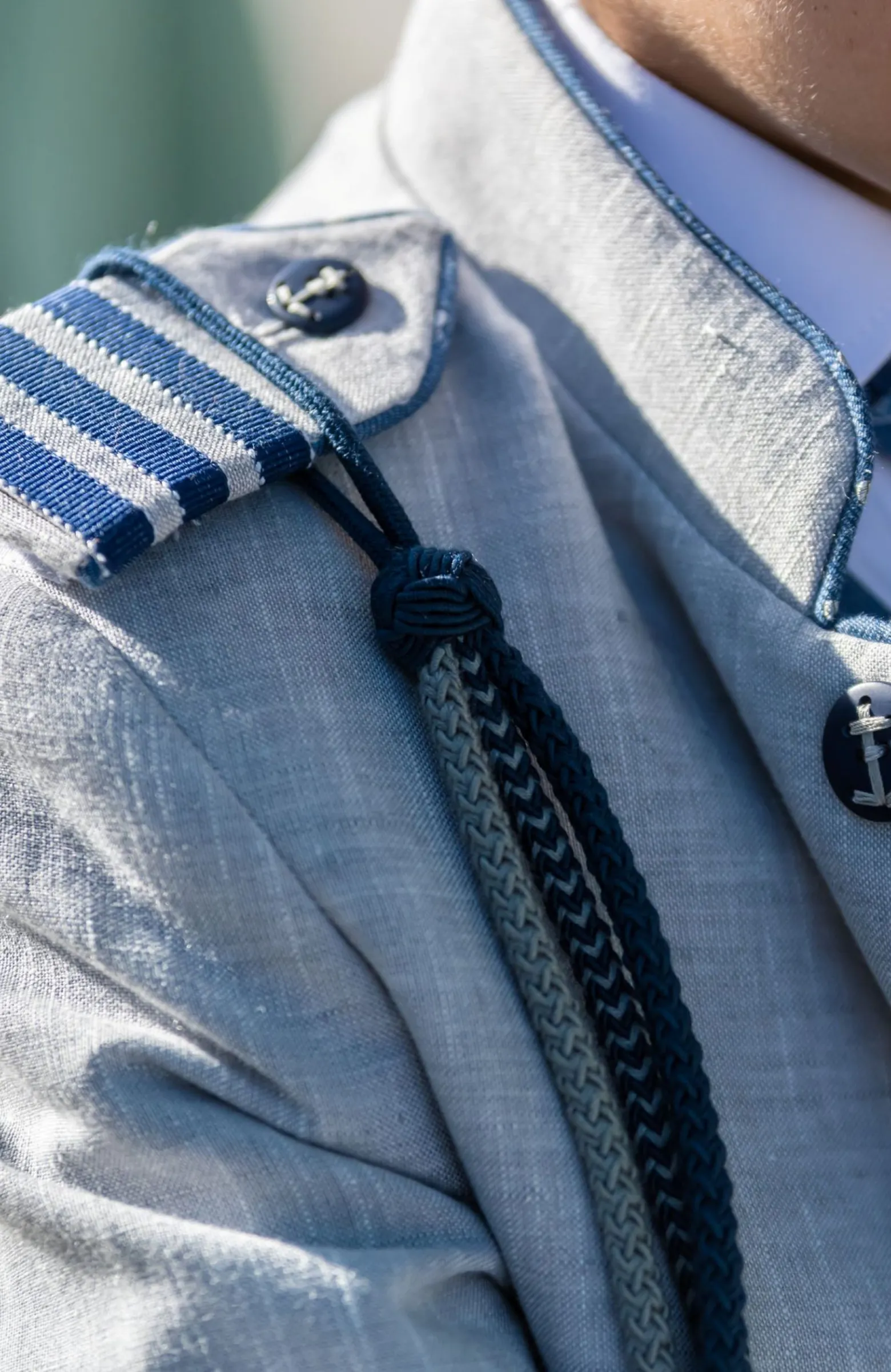 Para un día inolvidable Traje de Comunión Almirante lino gris Filippo