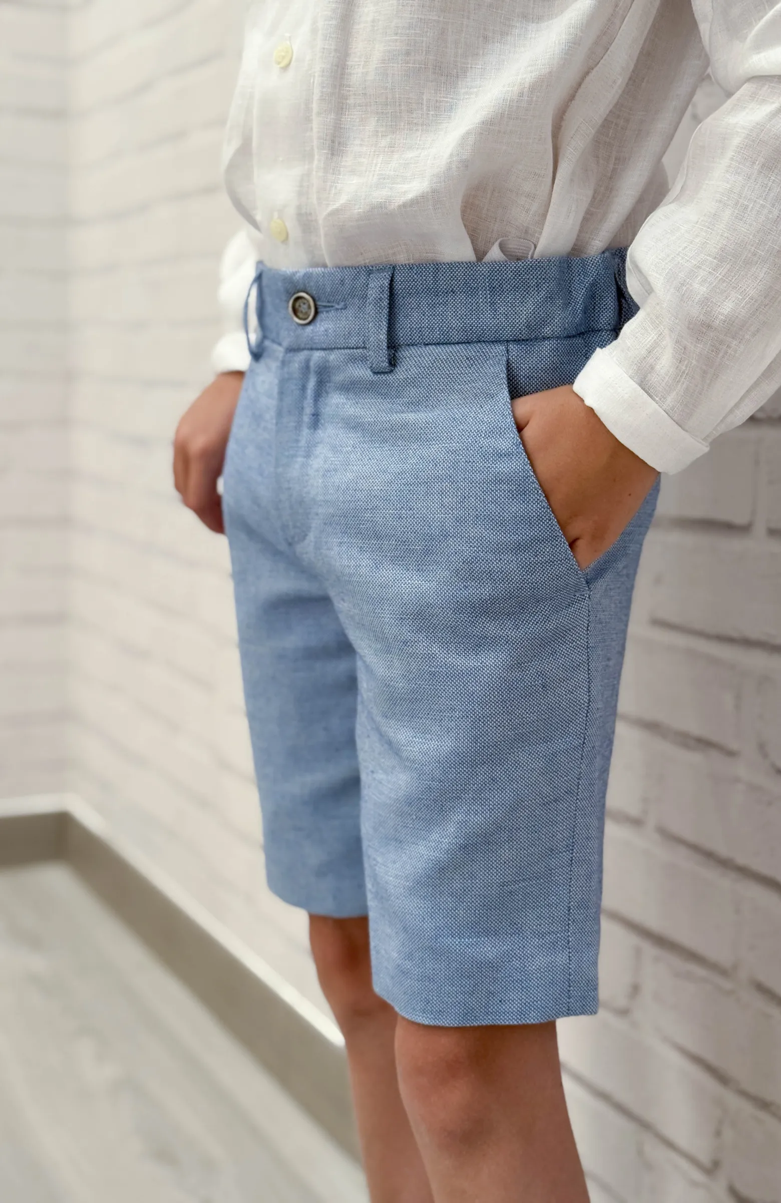 Bermuda niño Varones celestón Bermuda niño Varones celestón