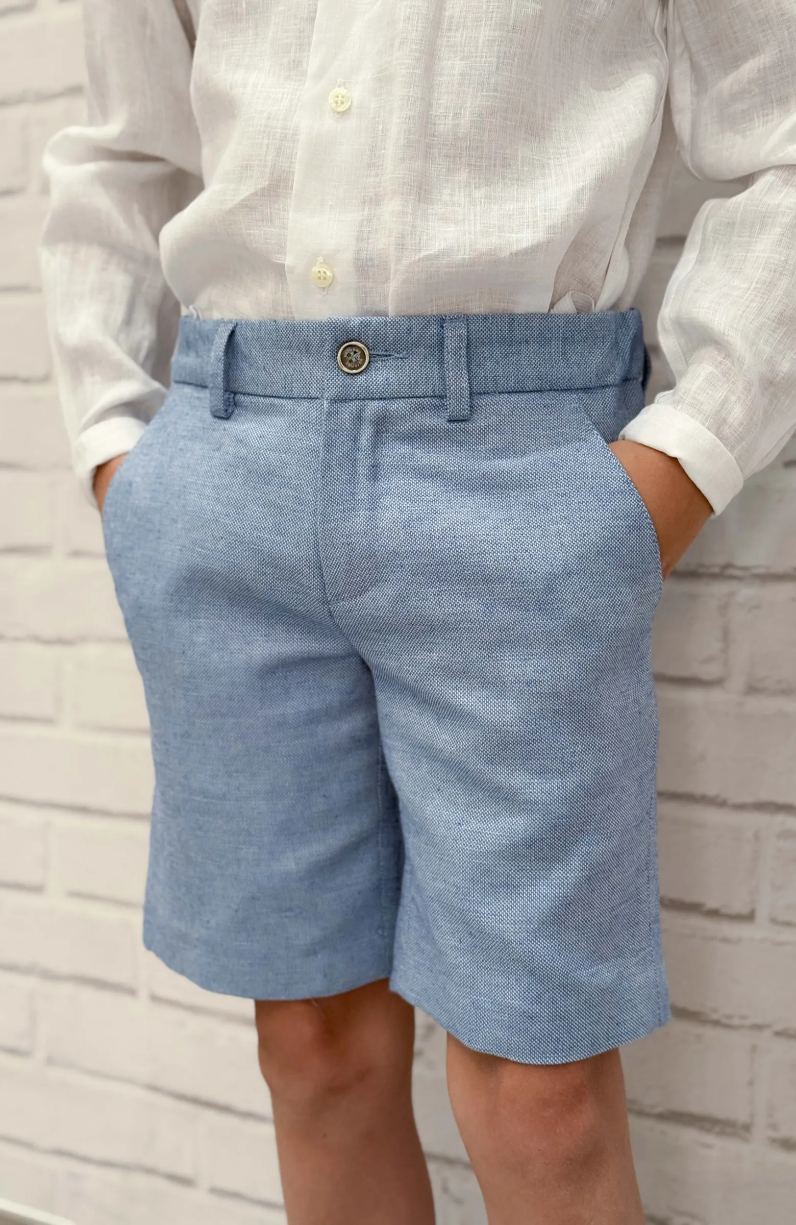 Bermuda niño Varones celestón Bermuda niño Varones celestón