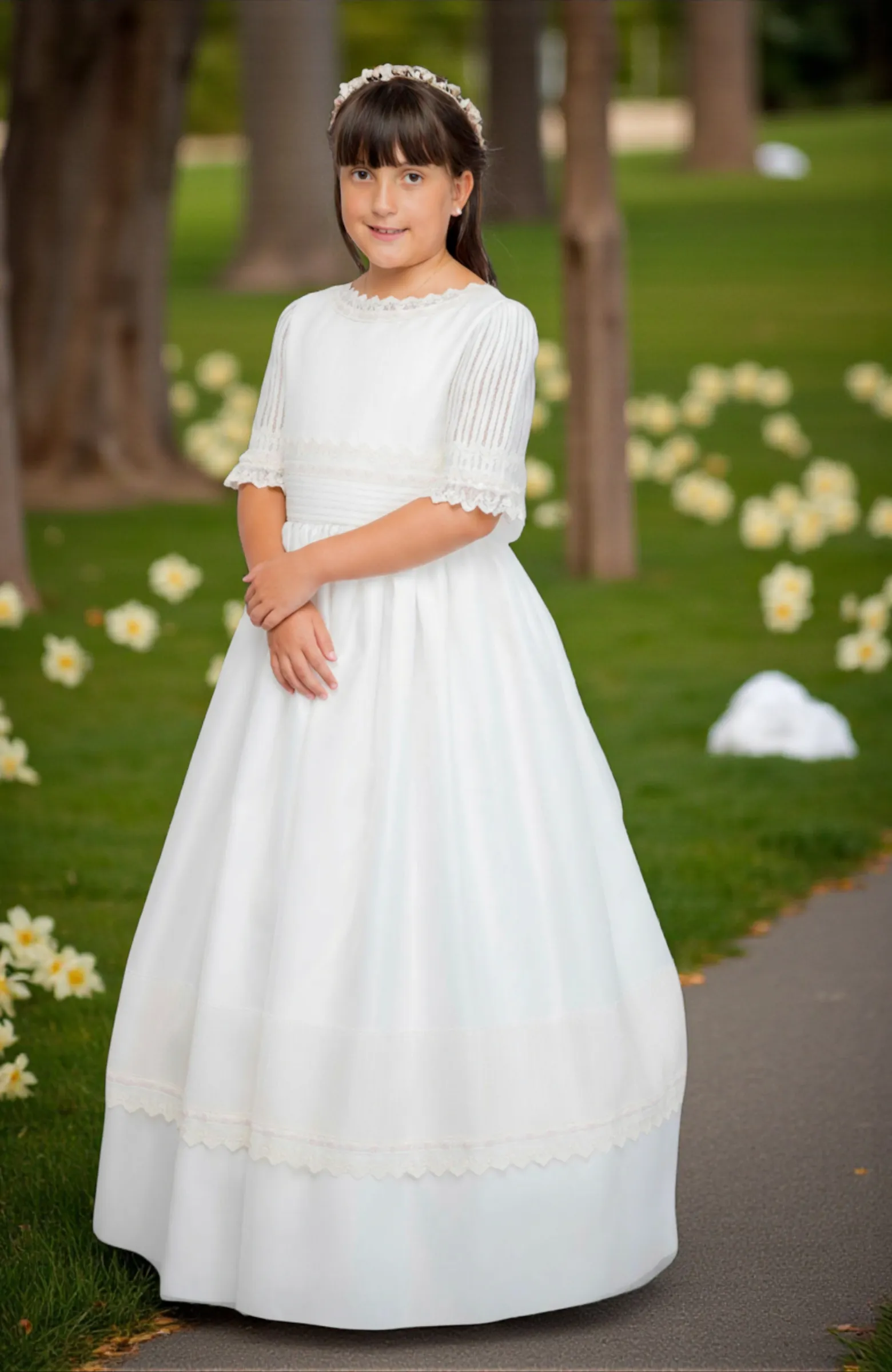 Vestido niña Comunión Outlet Rose Vestido niña Comunión Outlet Rose