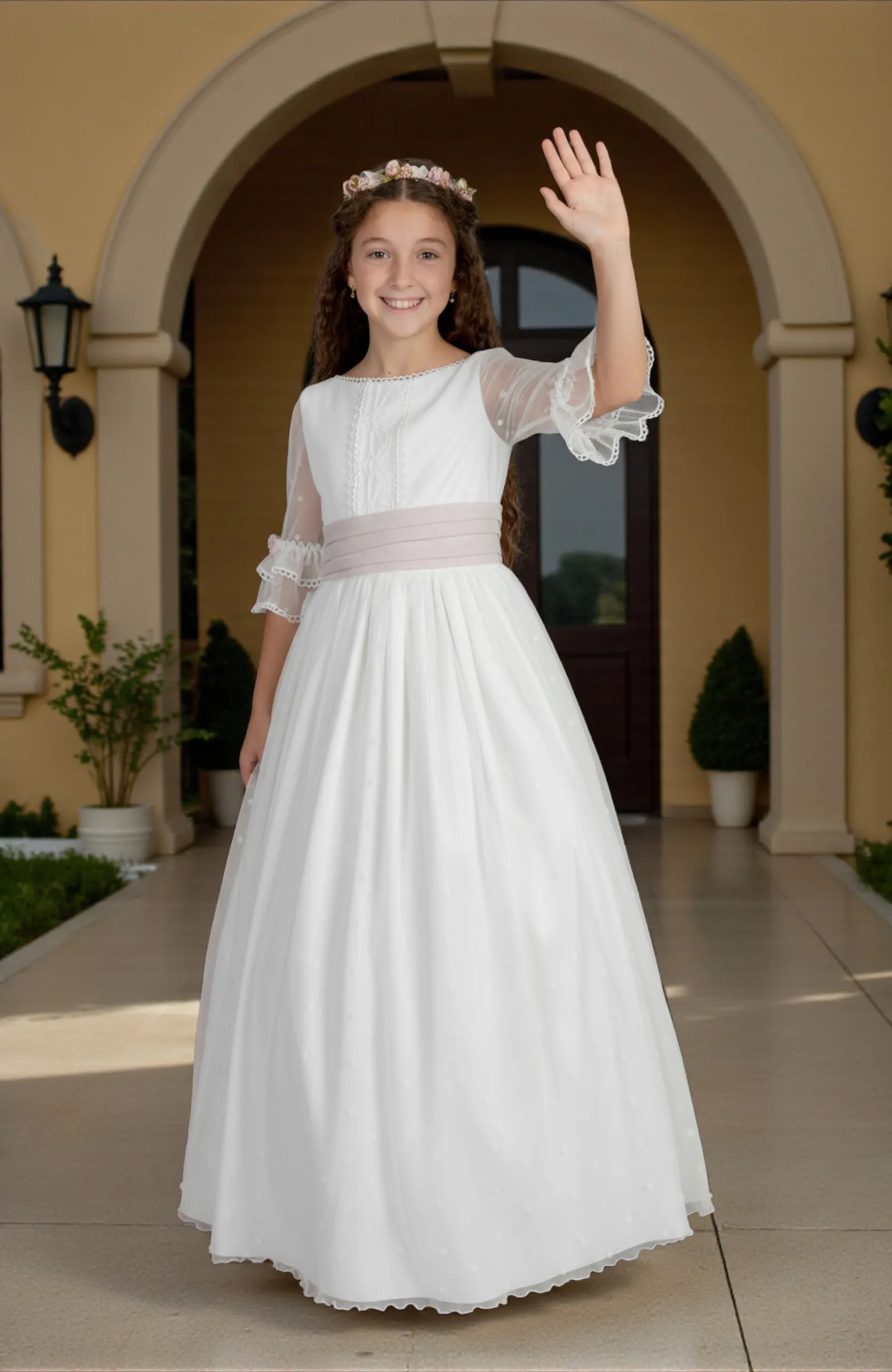 Vestido niña Comunión Lirio Vestido niña Comunión Lirio