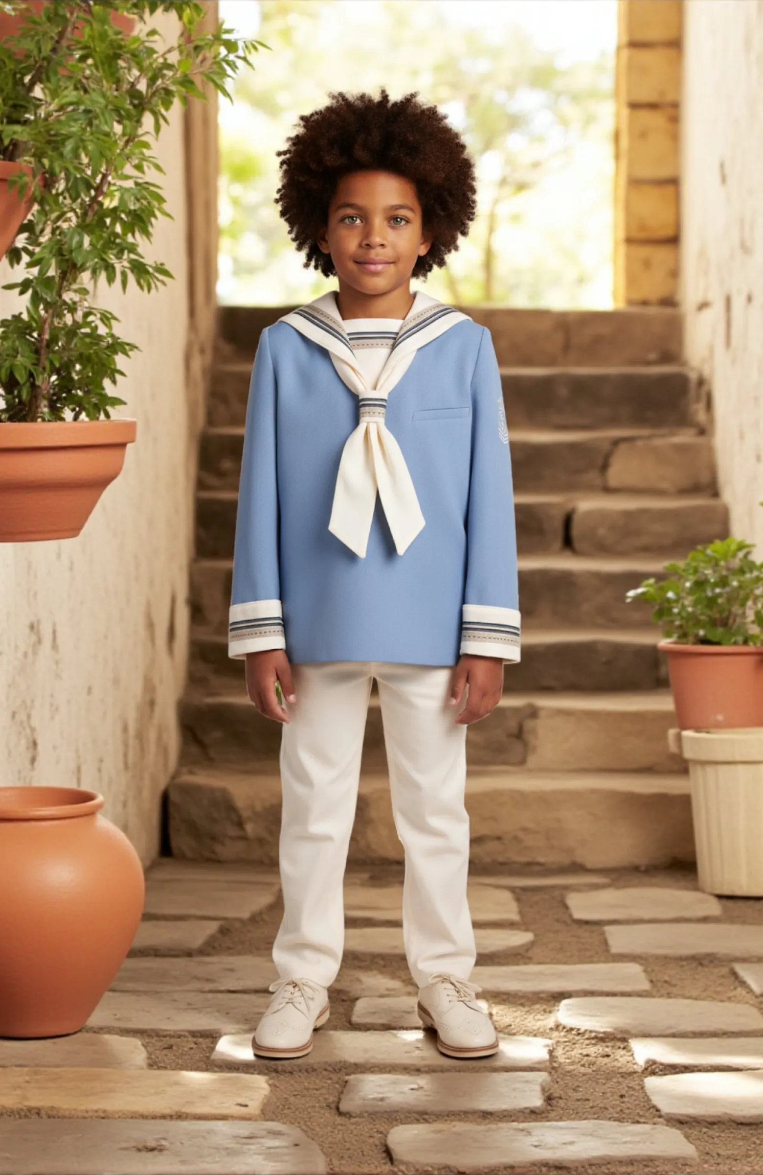 Hecho para su gran día Traje de Comunión marinero suave en Madrid y Guadalajara