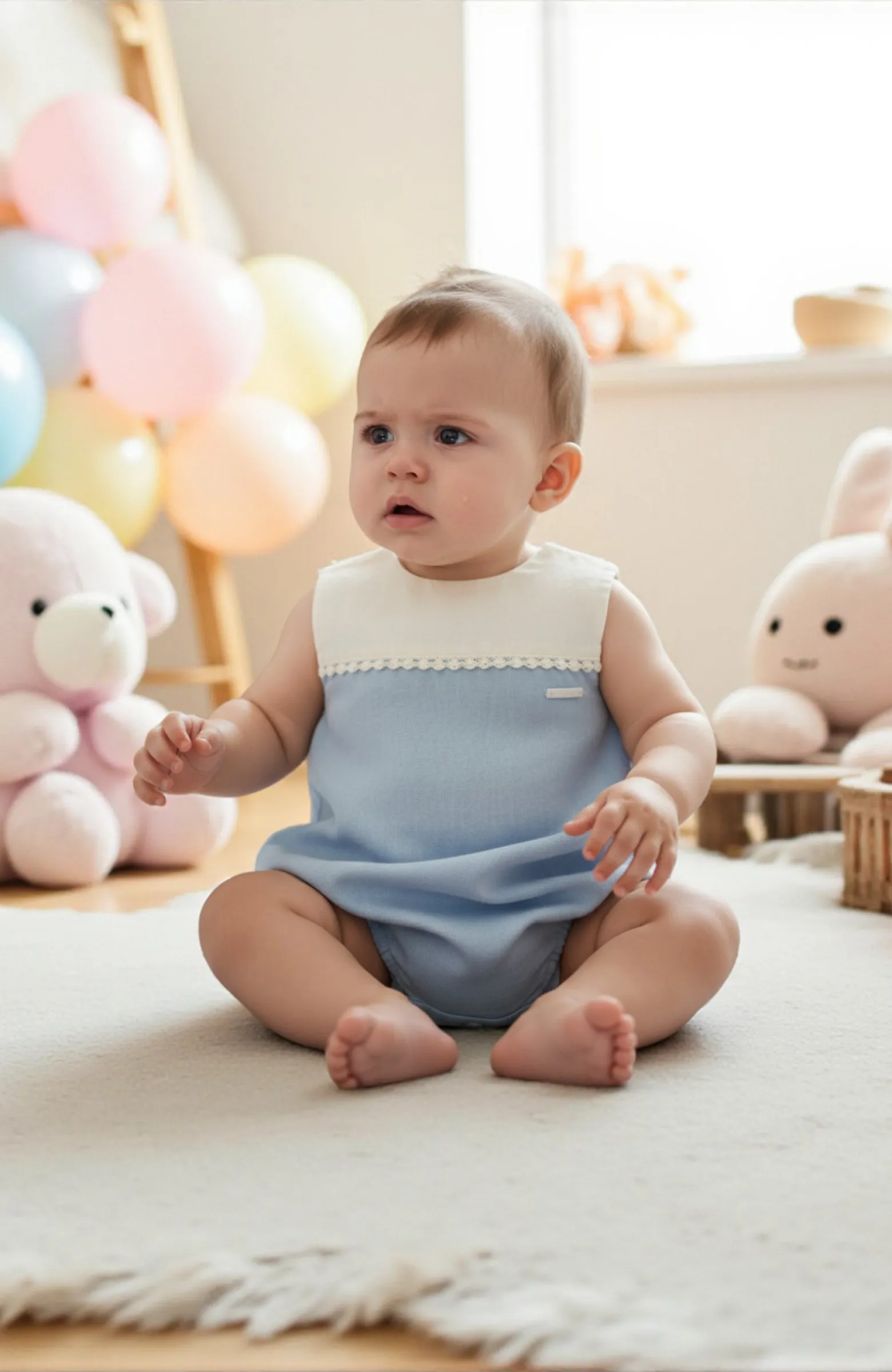 Ranita bebé Ceremonia Mario azul Ranita bebé Ceremonia Mario azul