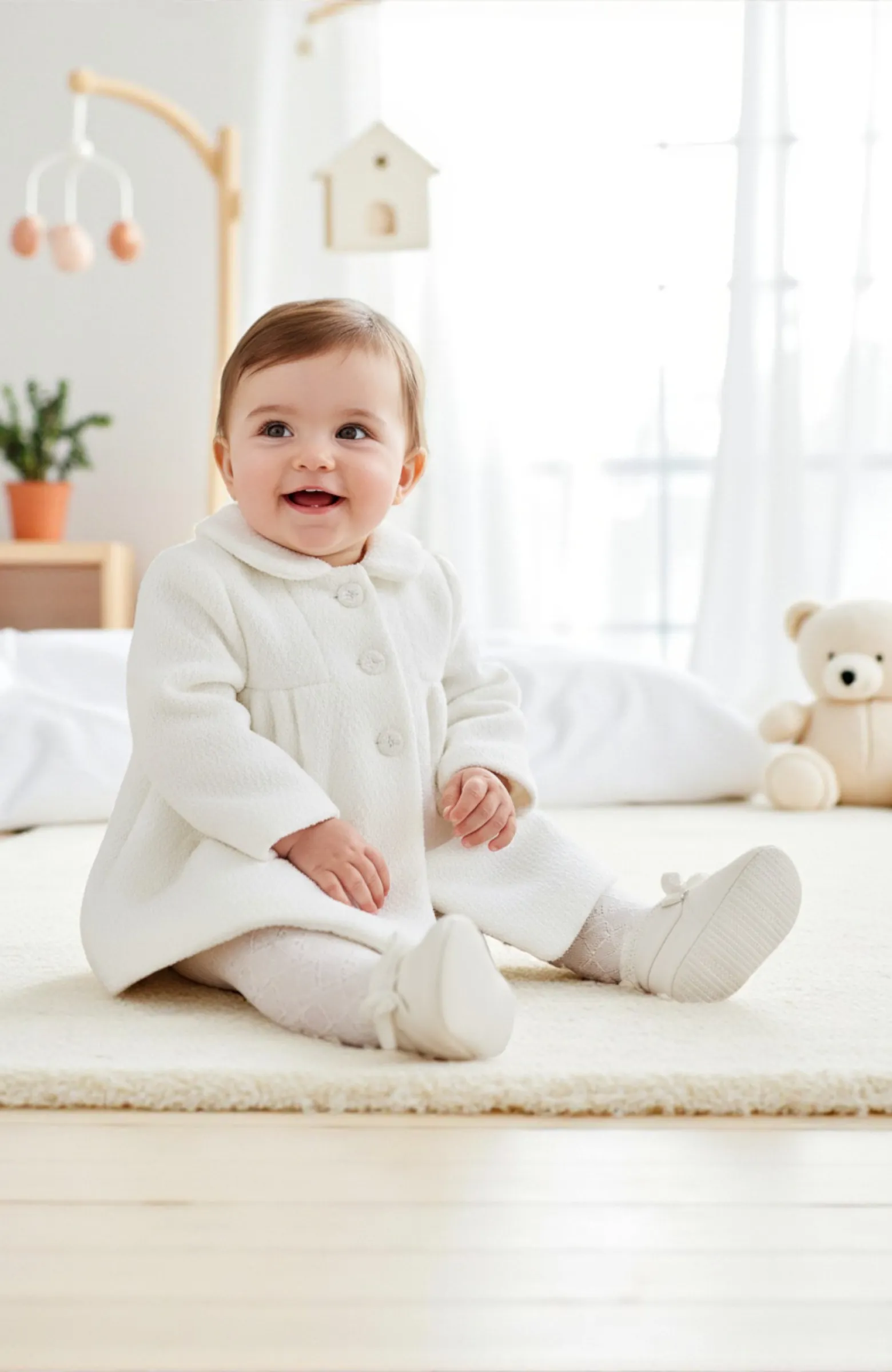 Abrigo bebé Bautizo Tulipan Abrigo bebé Bautizo Tulipan