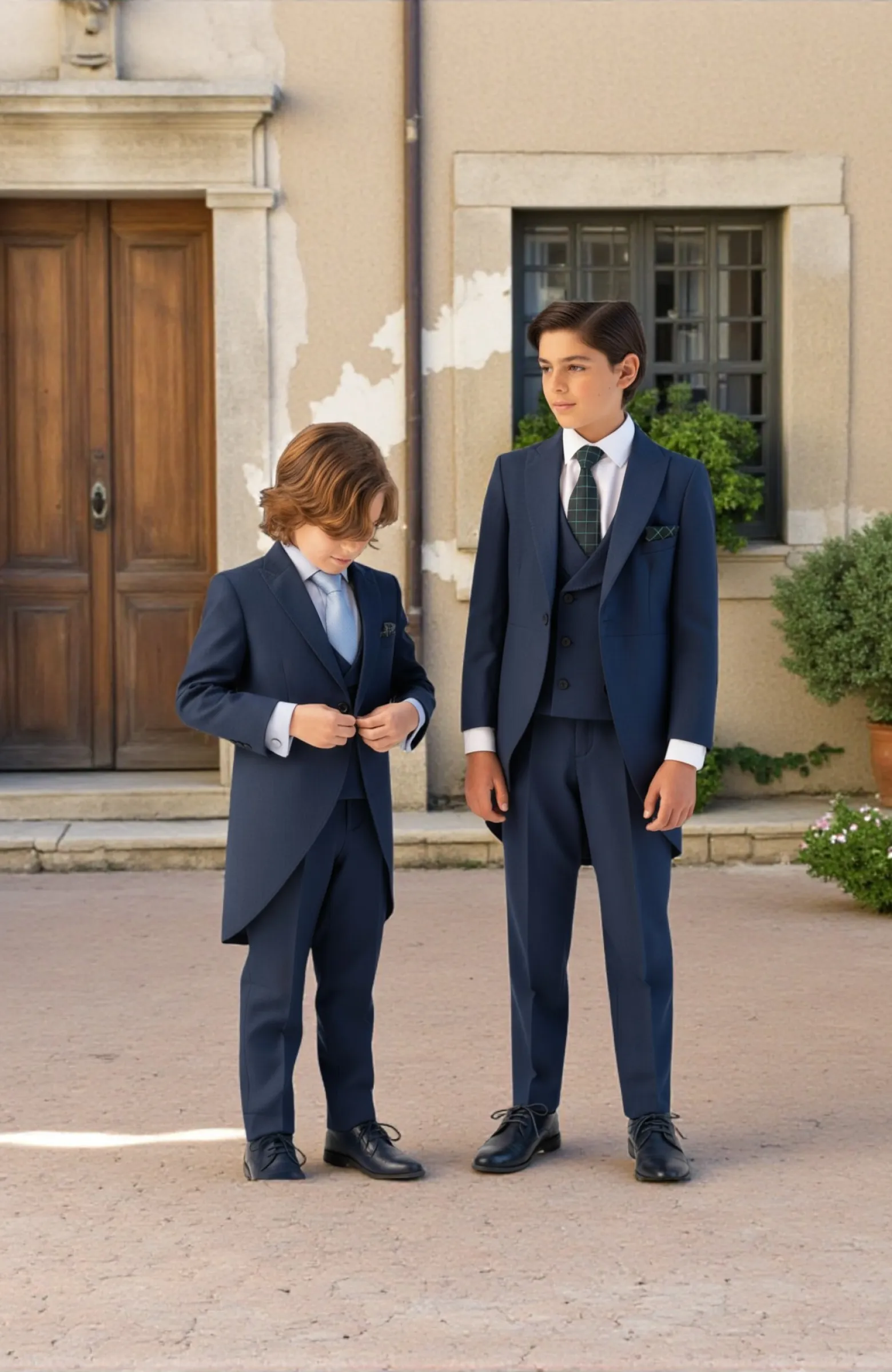 Para un mini protagonista Traje de Chaqué de niño de 4 a16 años