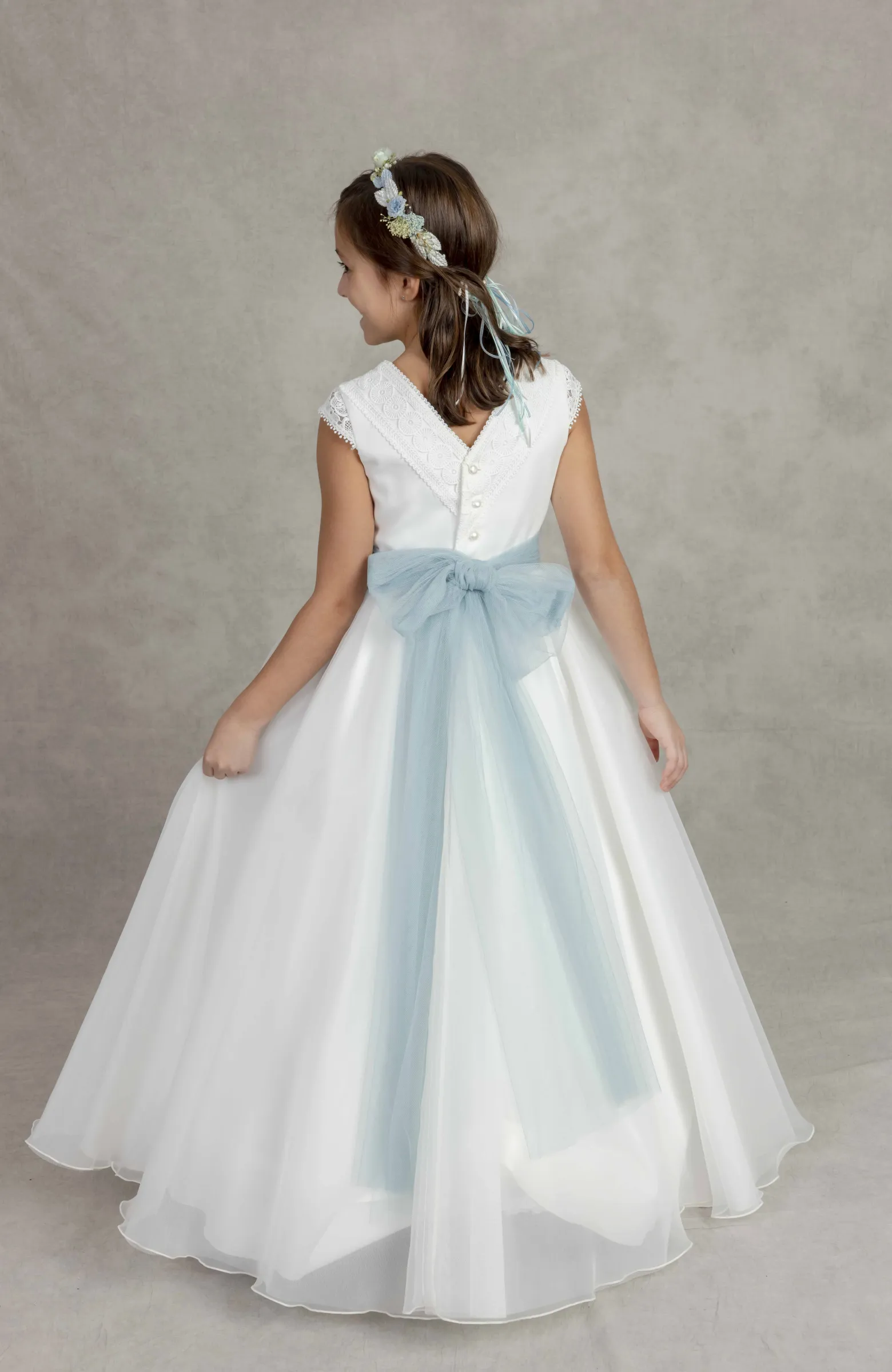 Vestido Comunión Salvia Vestido Comunión Salvia