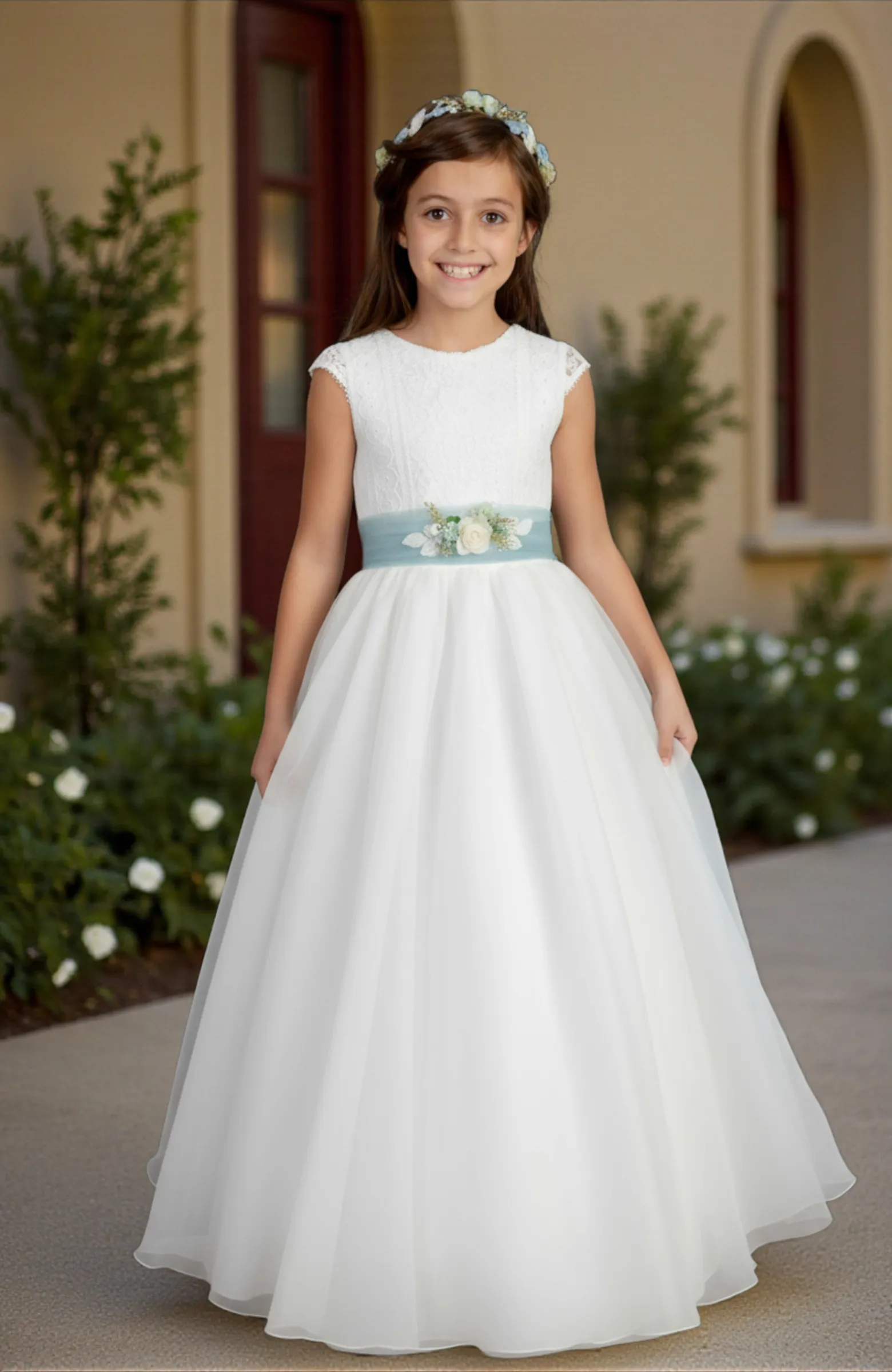 Vestido Comunión Salvia Vestido Comunión Salvia