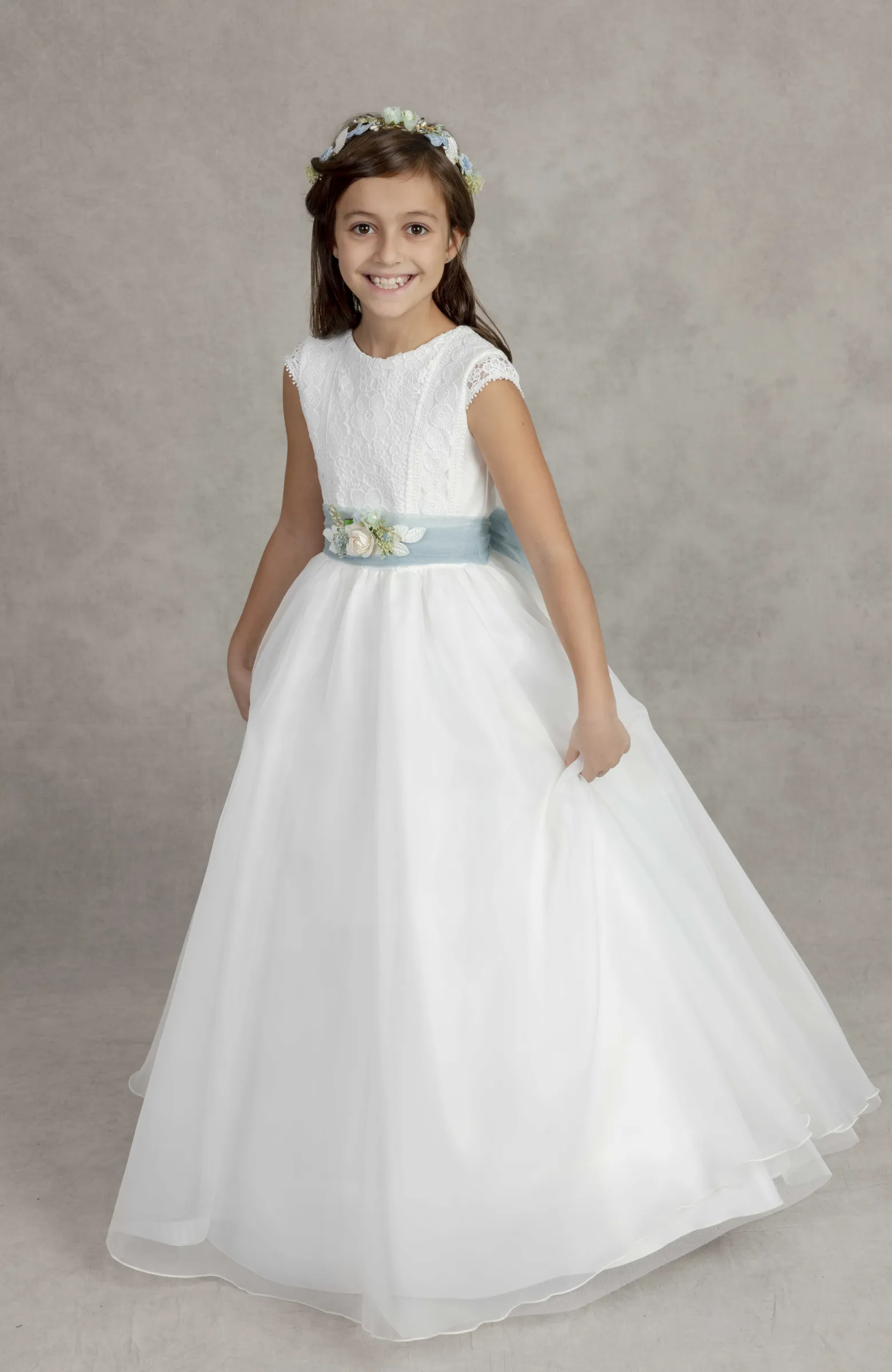 Vestido Comunión Salvia Vestido Comunión Salvia