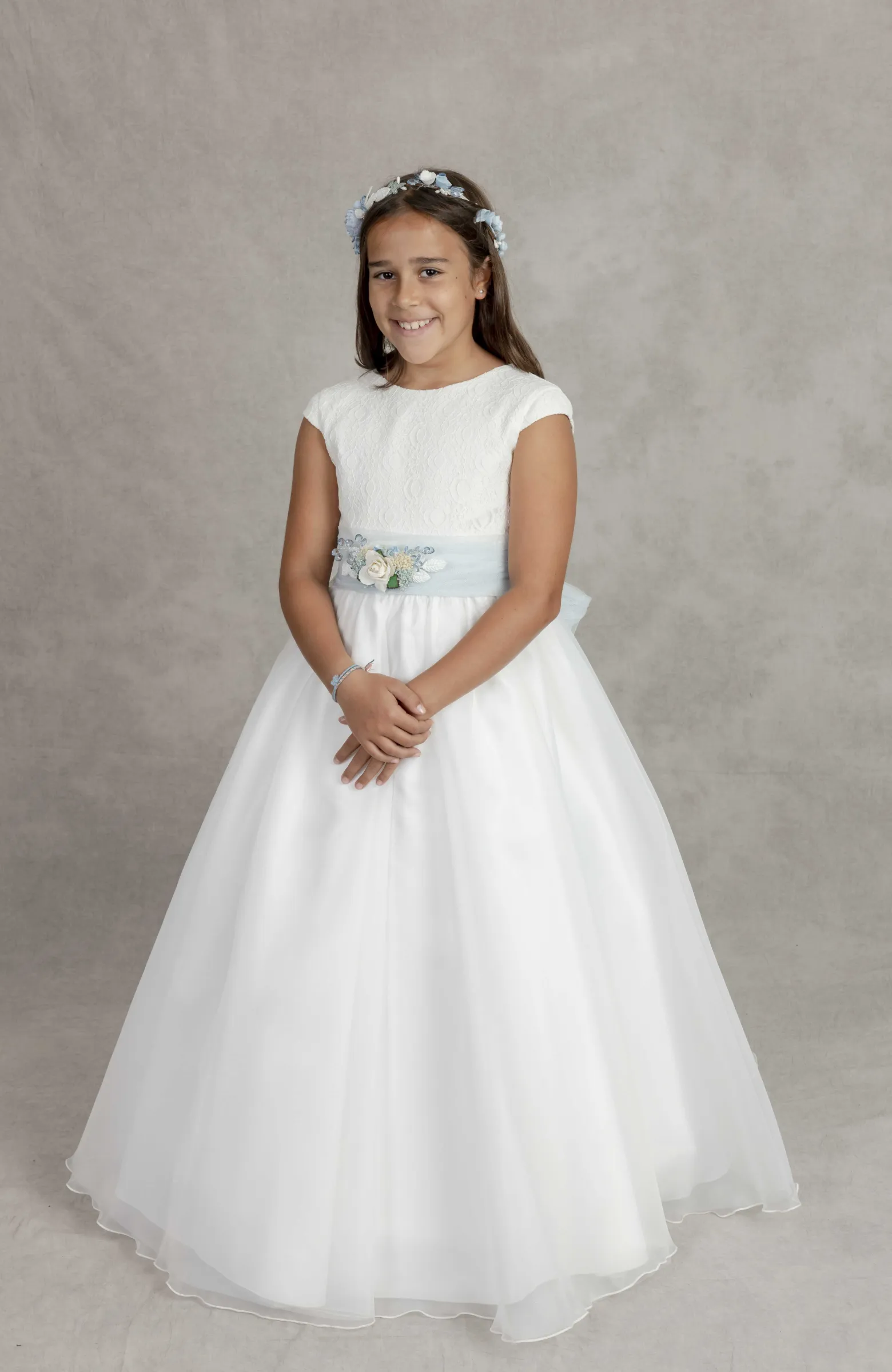 Vestido Comunión azul Iris Vestido Comunión azul Iris