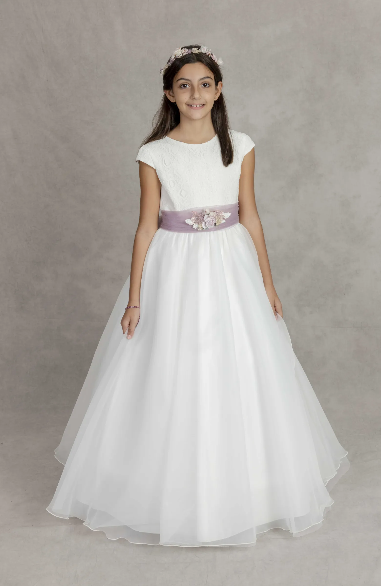 Vestido Comunión lila Iris Vestido Comunión lila Iris