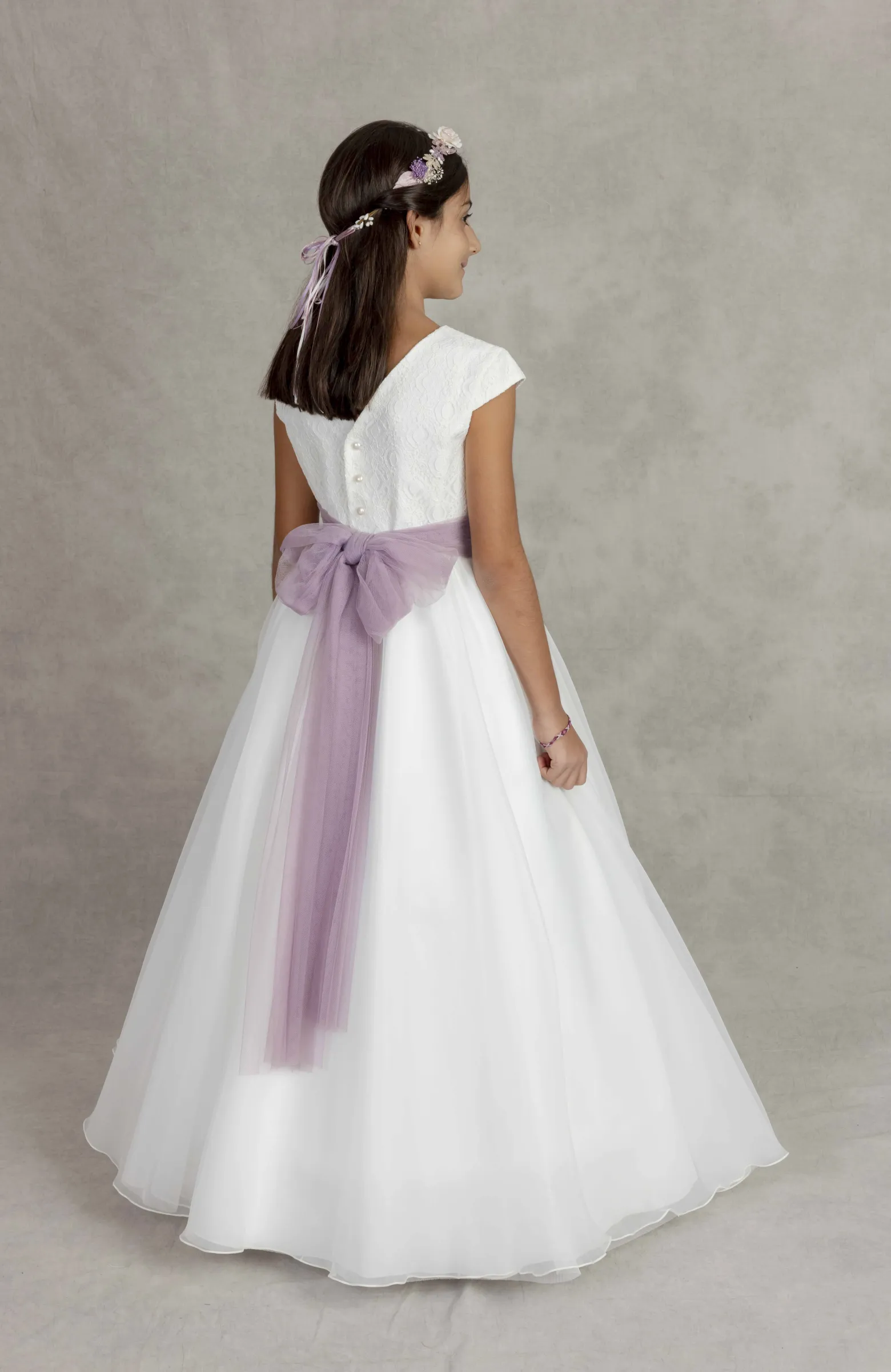 Vestido Comunión lila Iris Vestido Comunión lila Iris