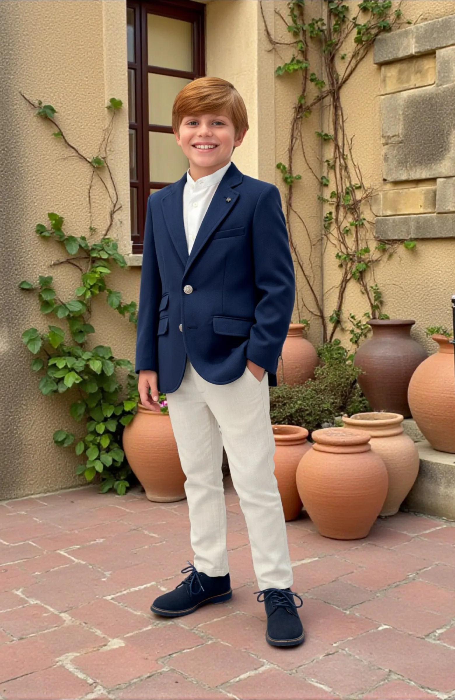 Para ese día Americana niño ceremonia marino de firma Varones