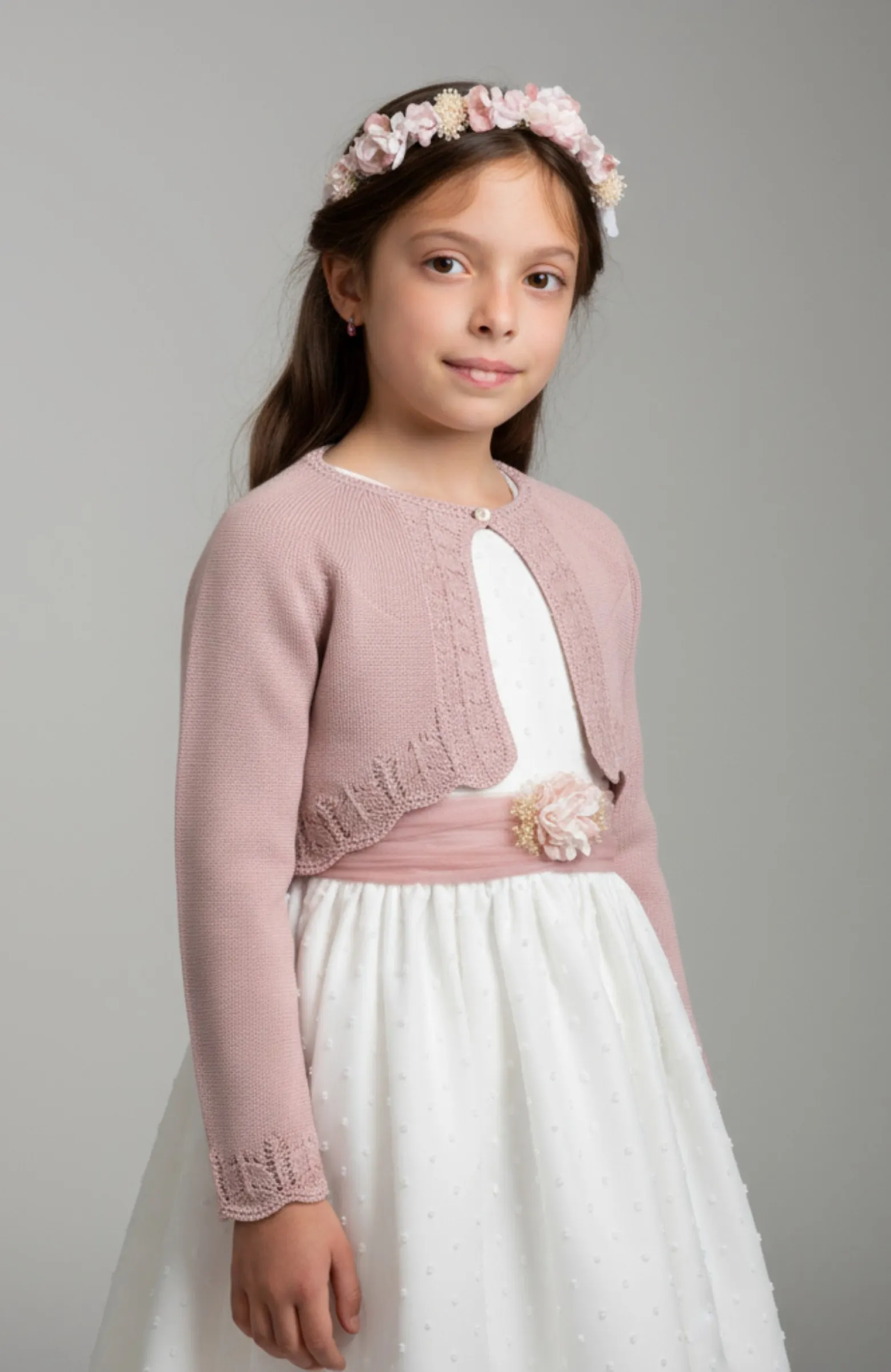 Chaqueta niña Ceremonia rosada Agreda Chaqueta niña Ceremonia rosada Agreda