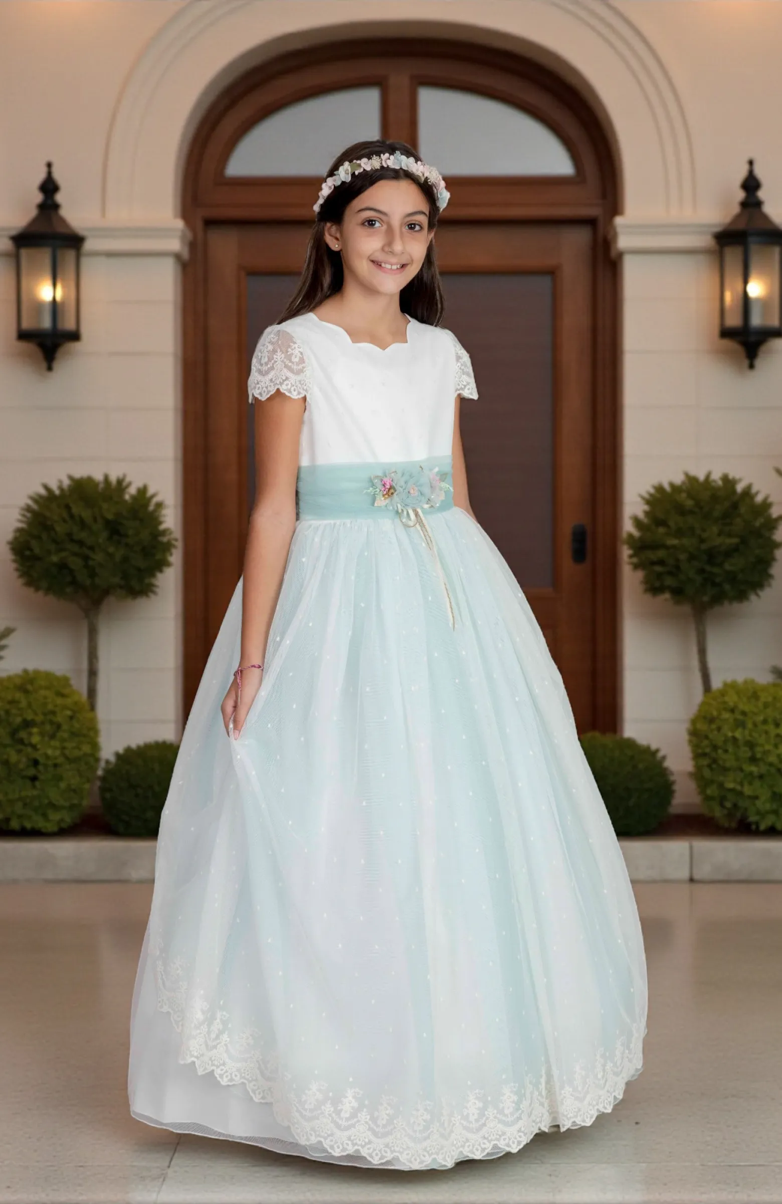 Vestido ComuniónTrebol Vestido ComuniónTrebol