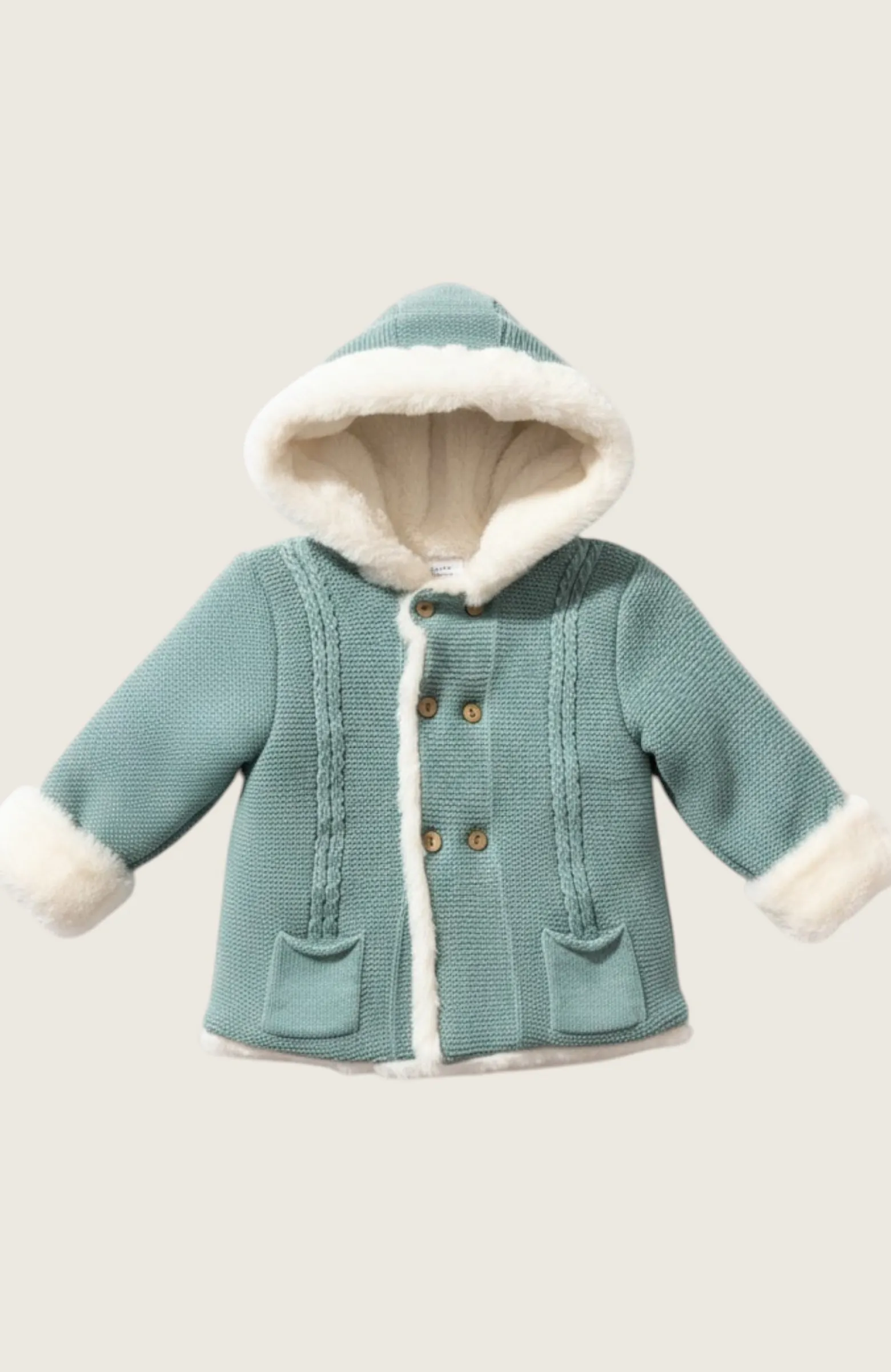 Trenca punto bebé Green Trenca punto bebé Green