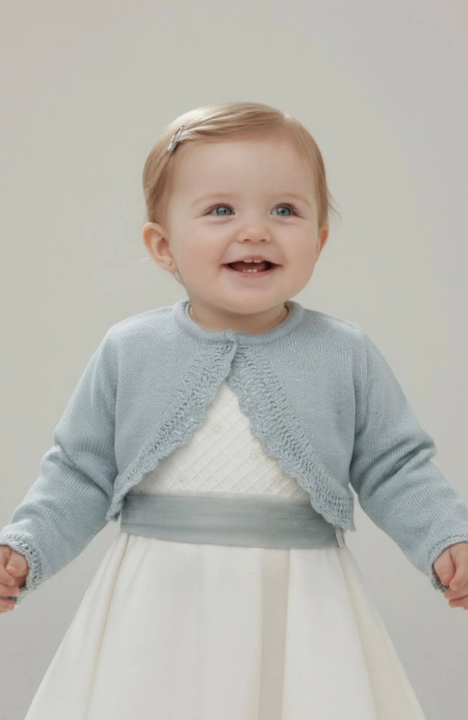 Chaqueta niña bebe vestir verde Garray