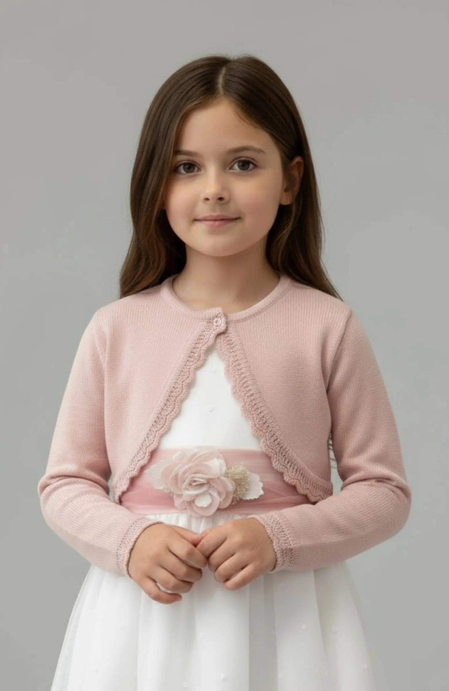 Chaqueta niña ceremonia rosa Chaqueta niña ceremonia rosa