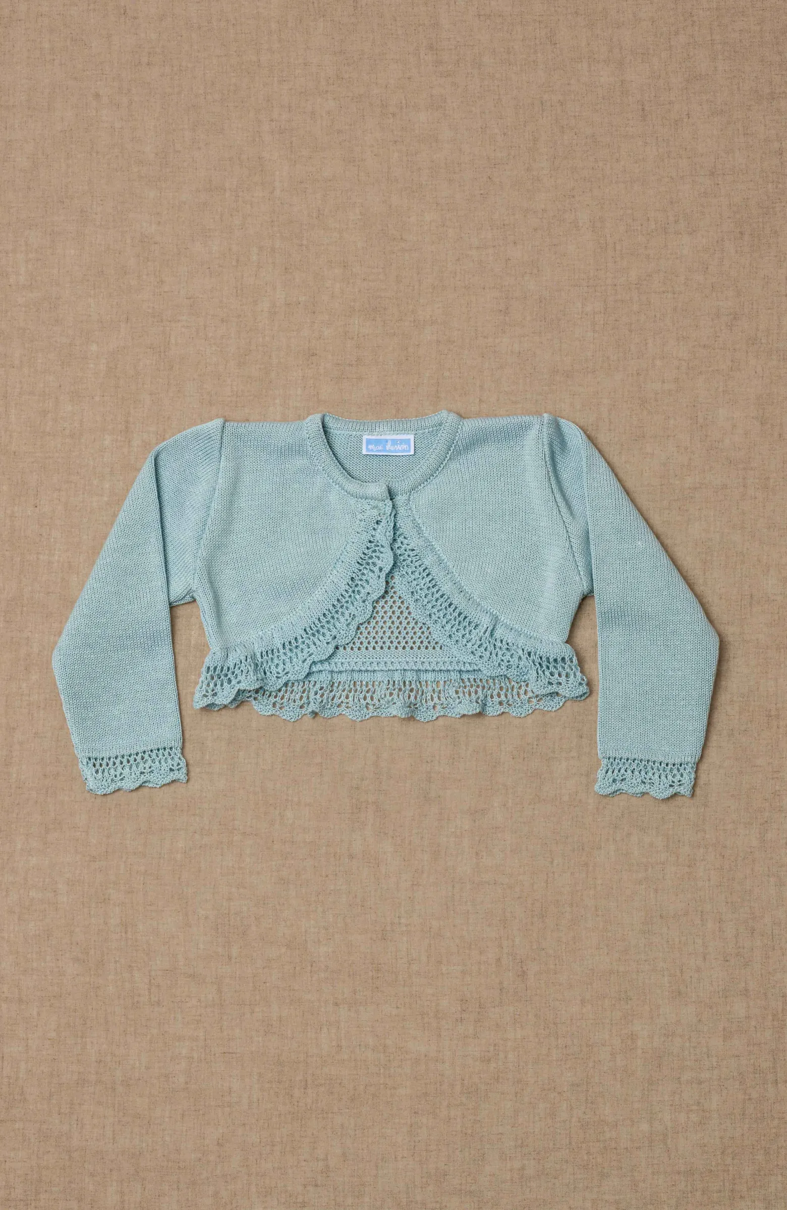 Chaqueta niña ceremonia verde Mac Chaqueta niña ceremonia verde Mac