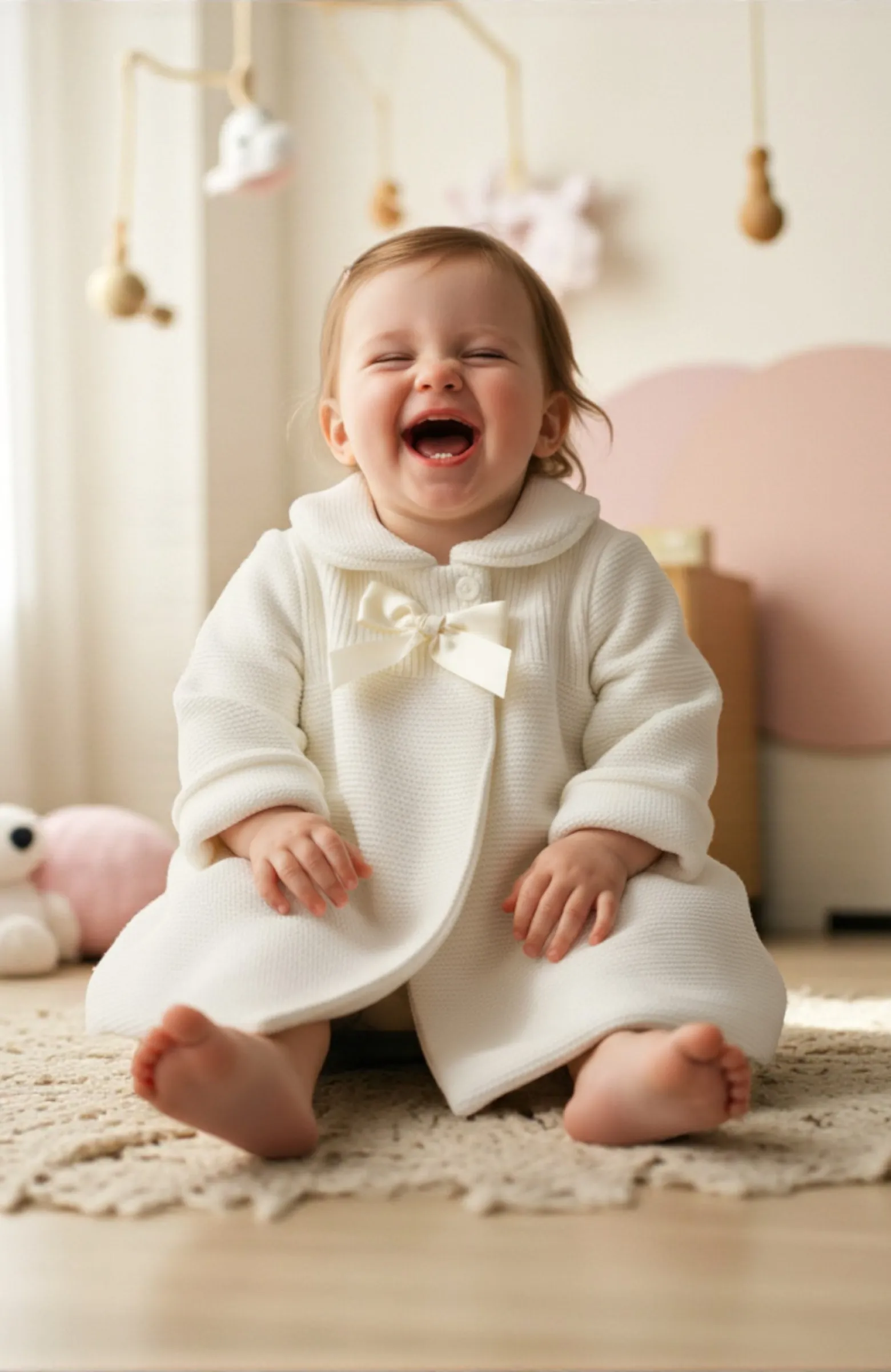 Abrigo punto bebé Bautizo Reyes