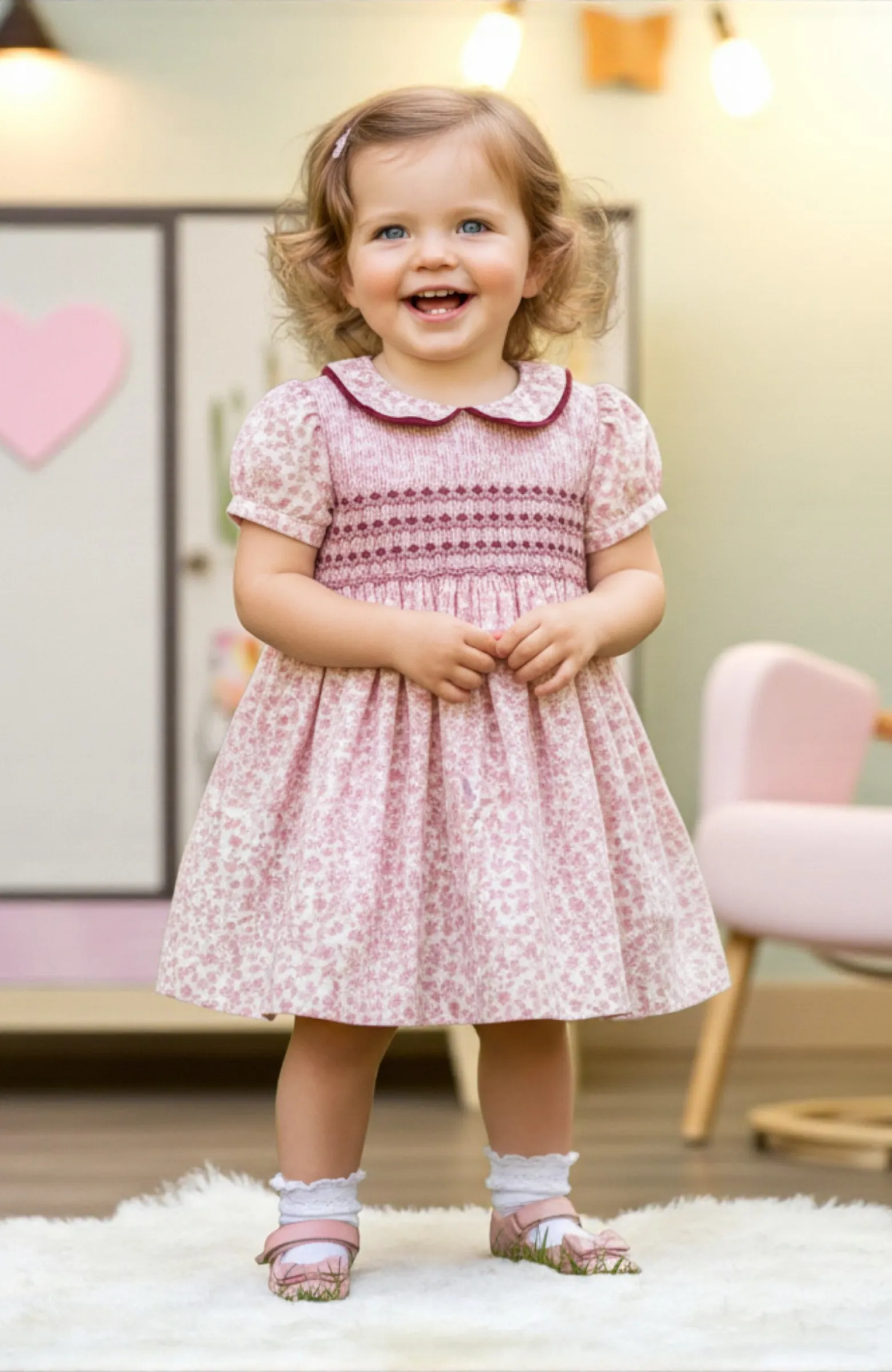 Vestido nido de abeja Julieta Vestido nido de abeja Julieta