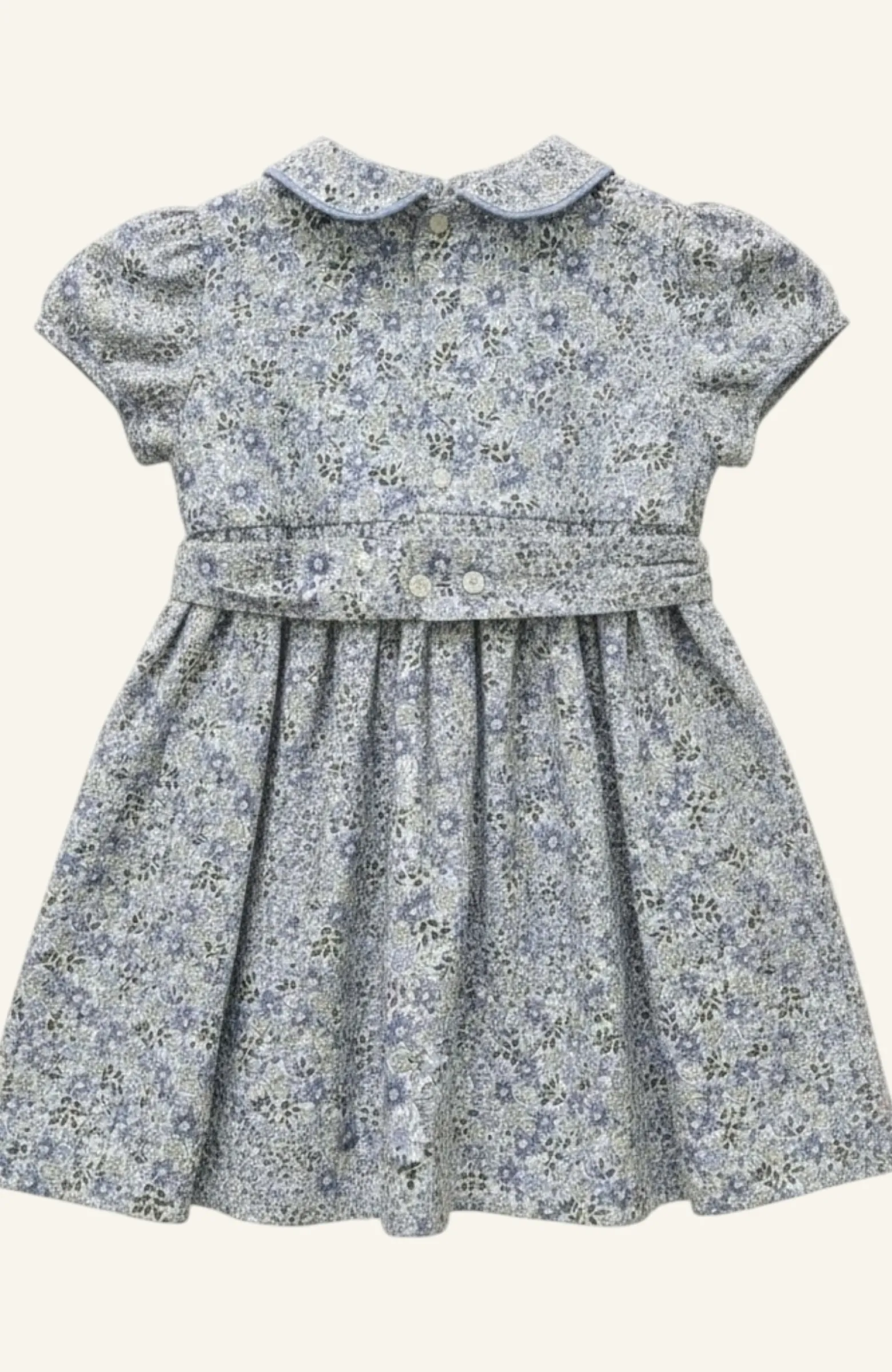 Vestido de nido de Abeja Noemí Vestido infantil con nido de abeja  hecho en España Noemí