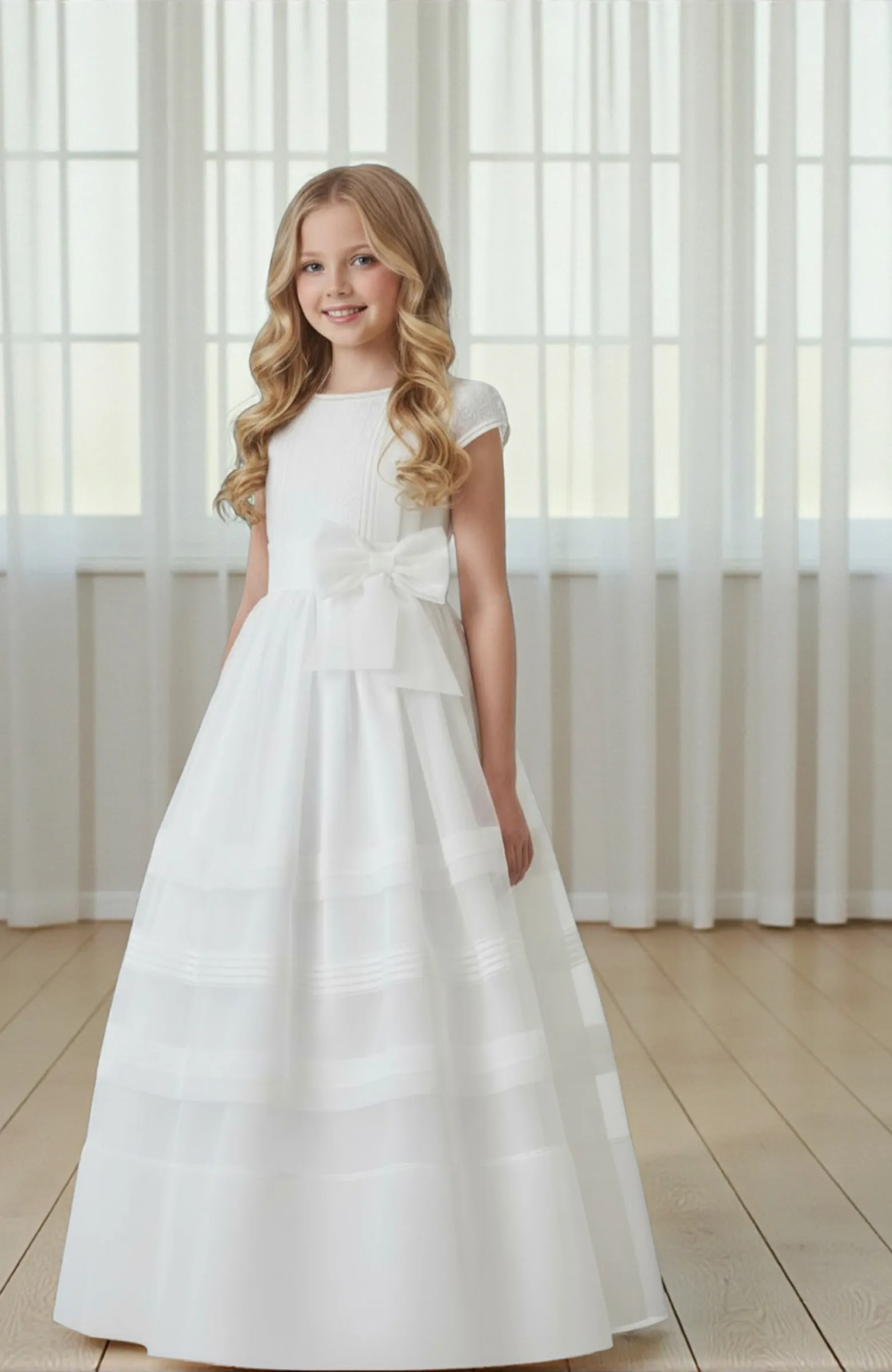 Vestido de Comunión niña clásico