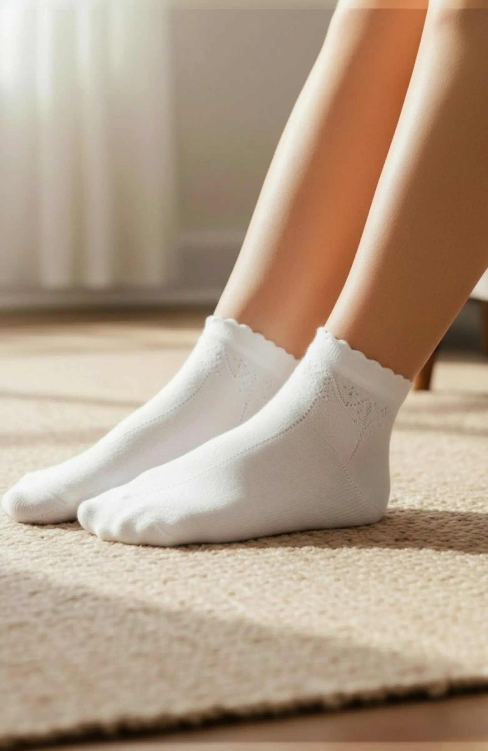 Calcetín niña blanco Condor Party