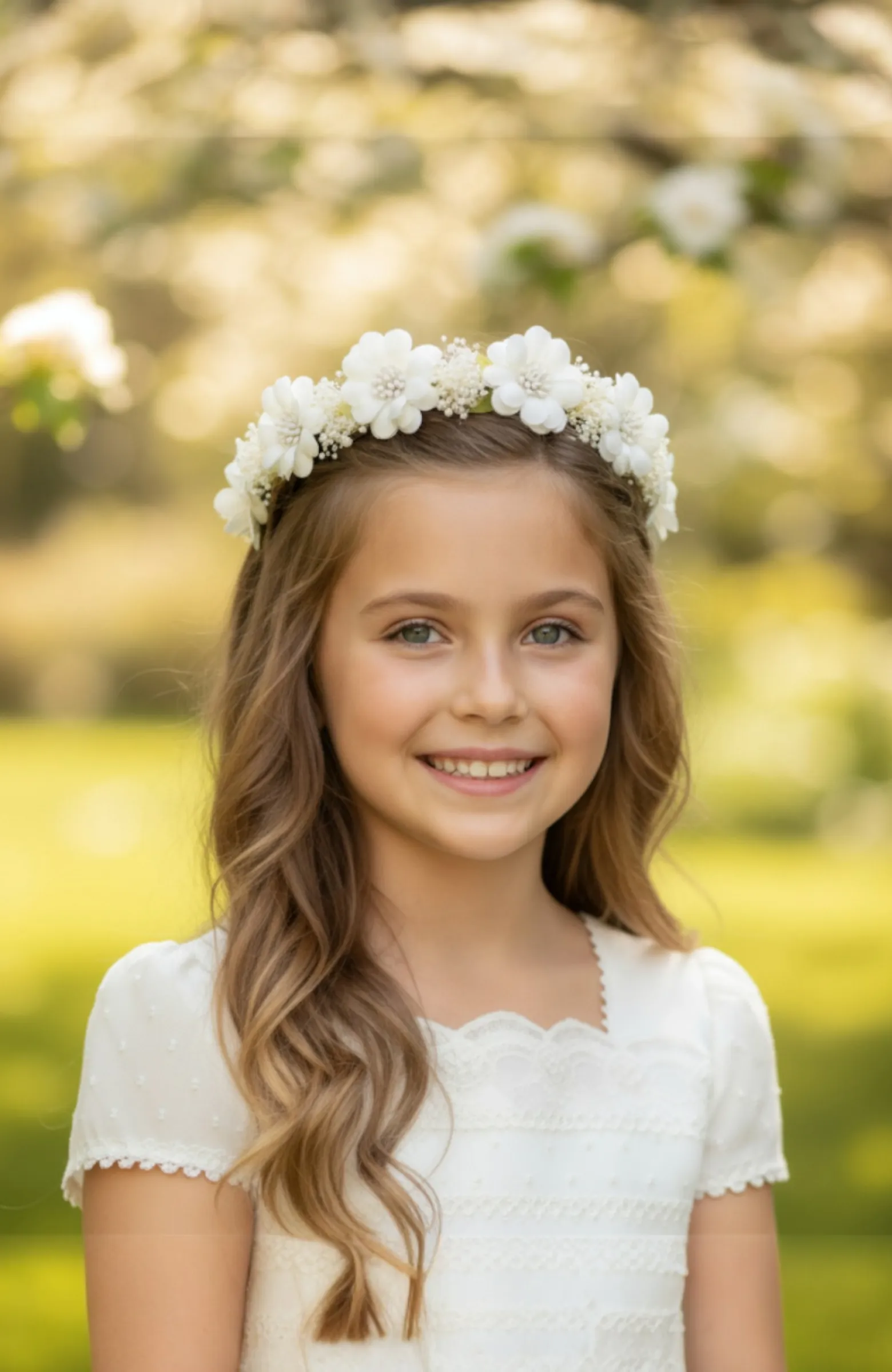 Corona niña ceremonia crudo