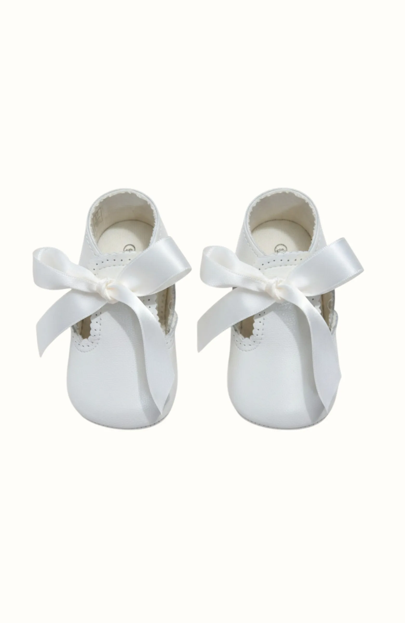 Zapato bebé Bautizo nácar 