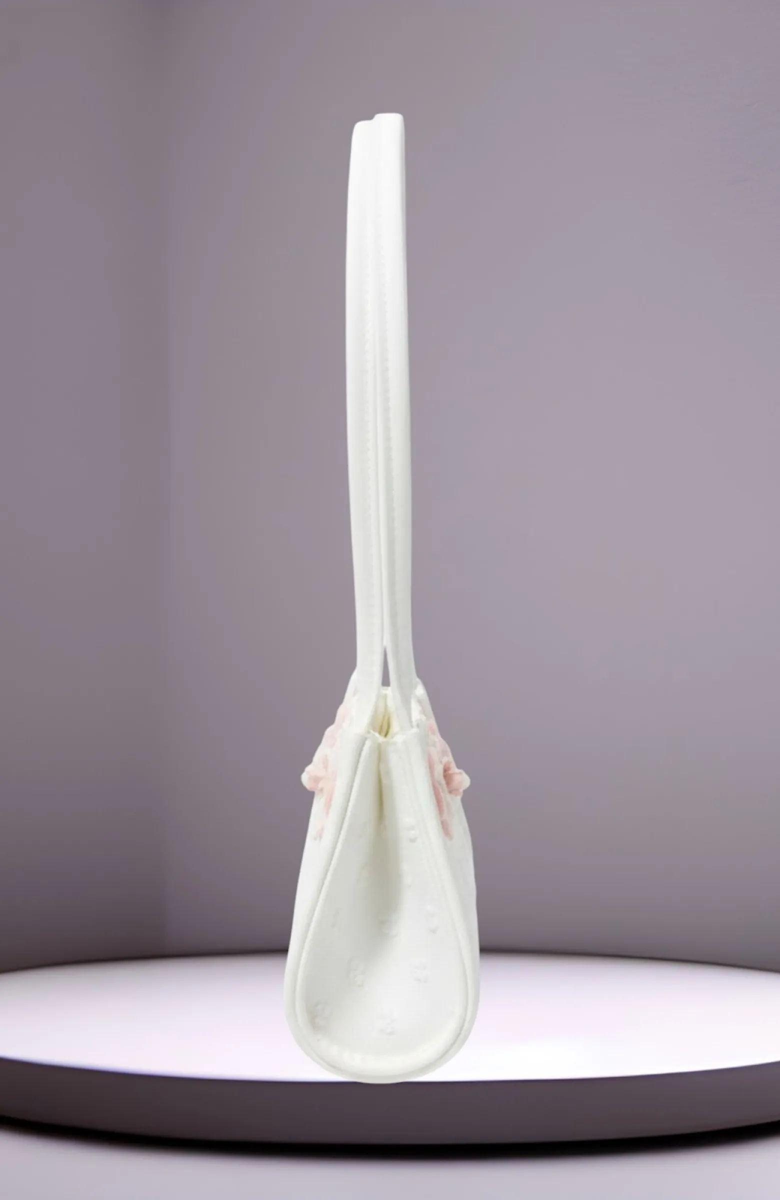 Limosnera Comunión plumeti detalle rosa